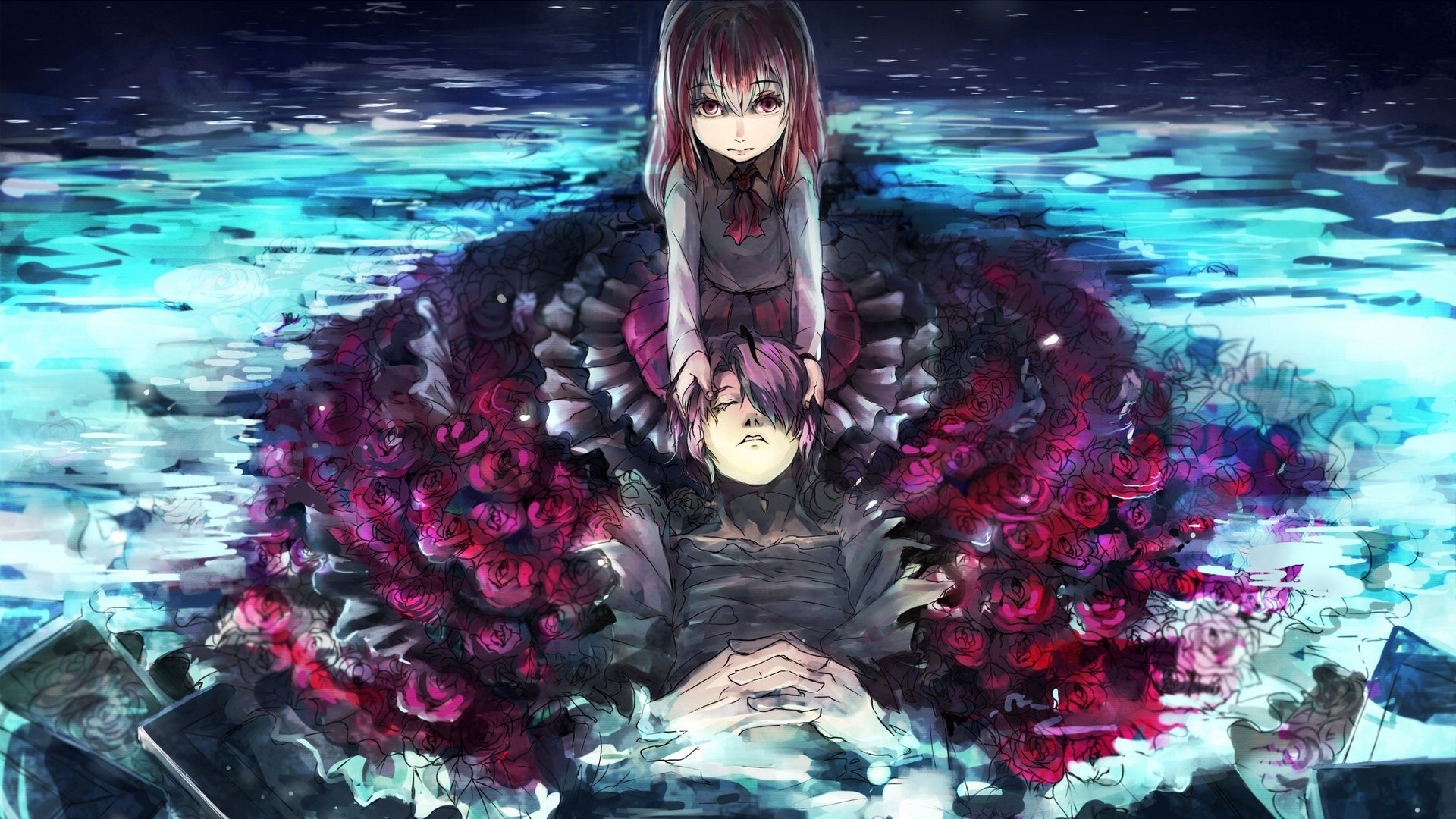 游戏,恐怖游戏,插画,恐怖美术馆