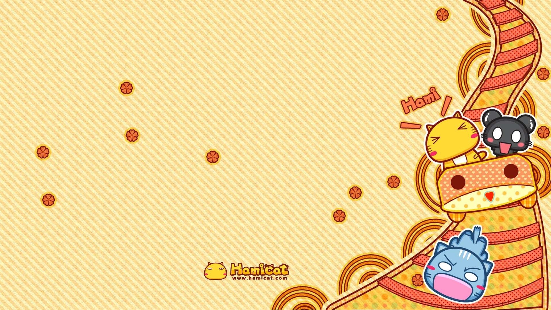 动漫,Hamicat,哈咪猫,游乐场,插画,360壁纸,儿童桌面专用