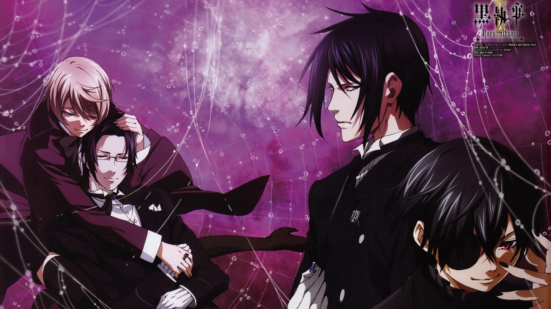 动漫,经典动漫,黑执事,插画,儿童桌面专用