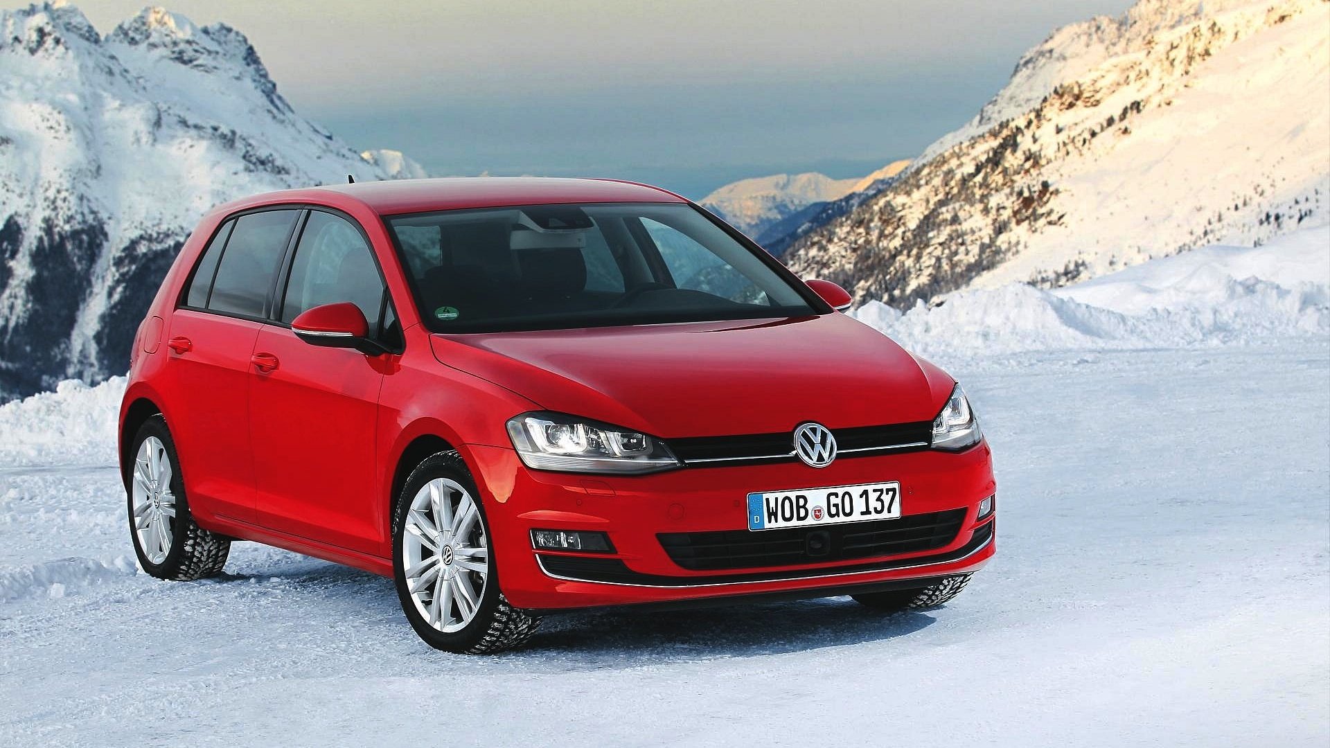 汽车,轿车,大众,高尔夫,红色,儿童桌面专用