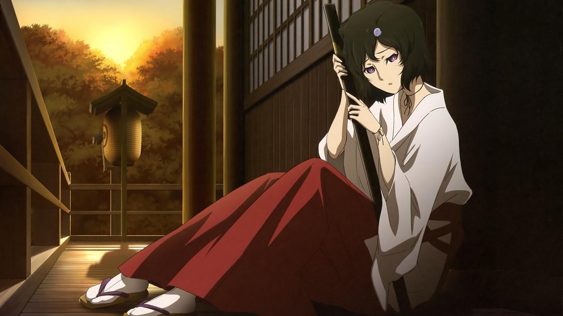 动漫,插画,动漫少女,和服,日本文化,武士,儿童桌面专用