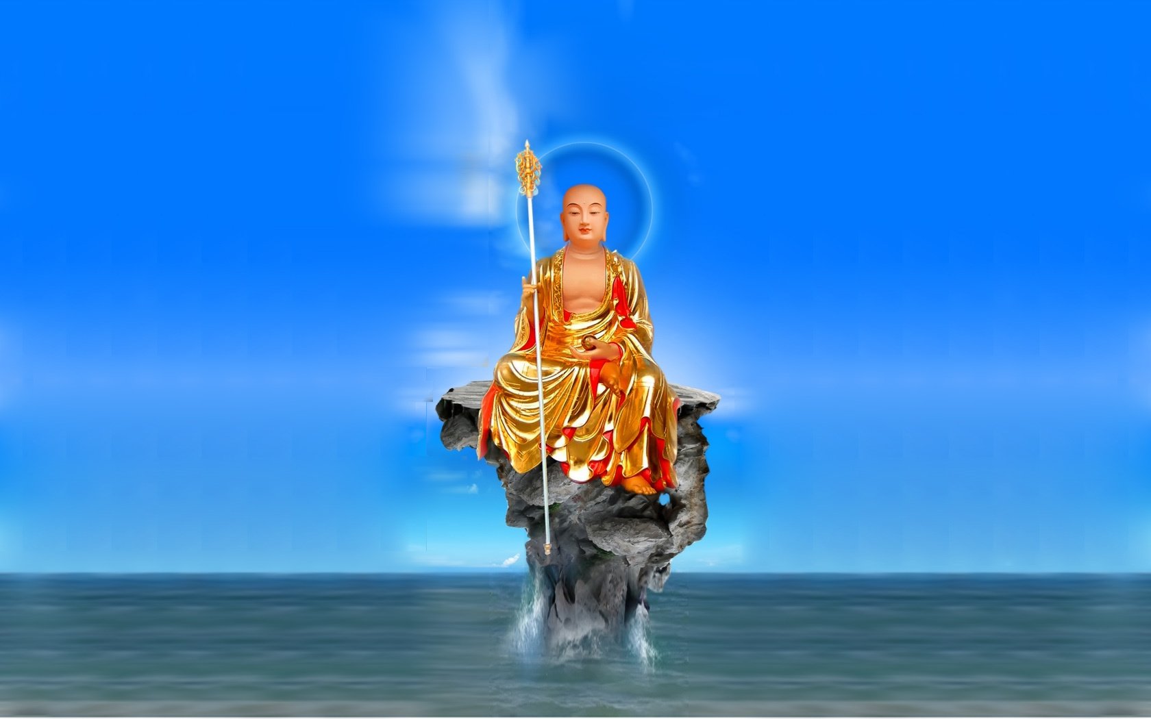 炫酷,设计,佛教主题,2月18日