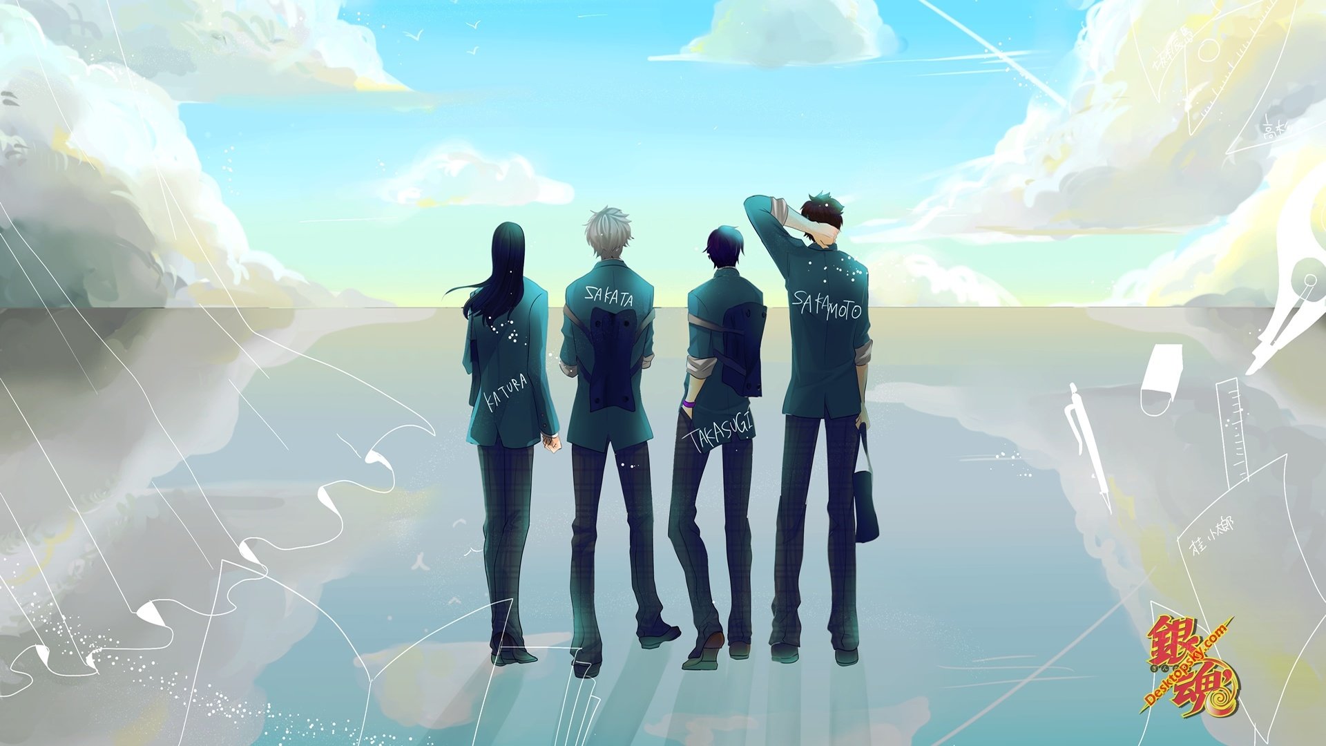 动漫,经典动漫,银魂,儿童桌面专用