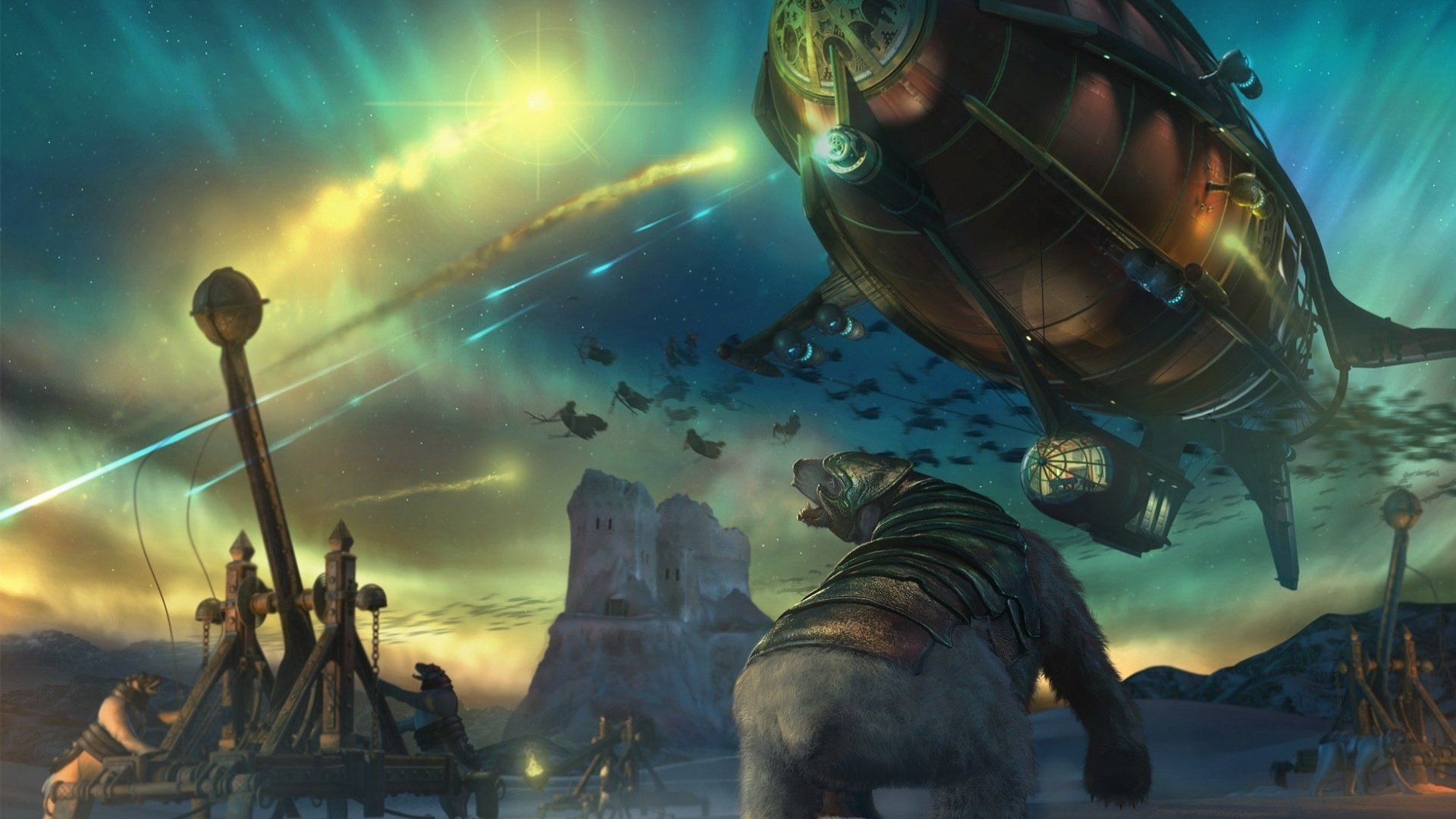 游戏,插画,Cg图,黄金罗盘