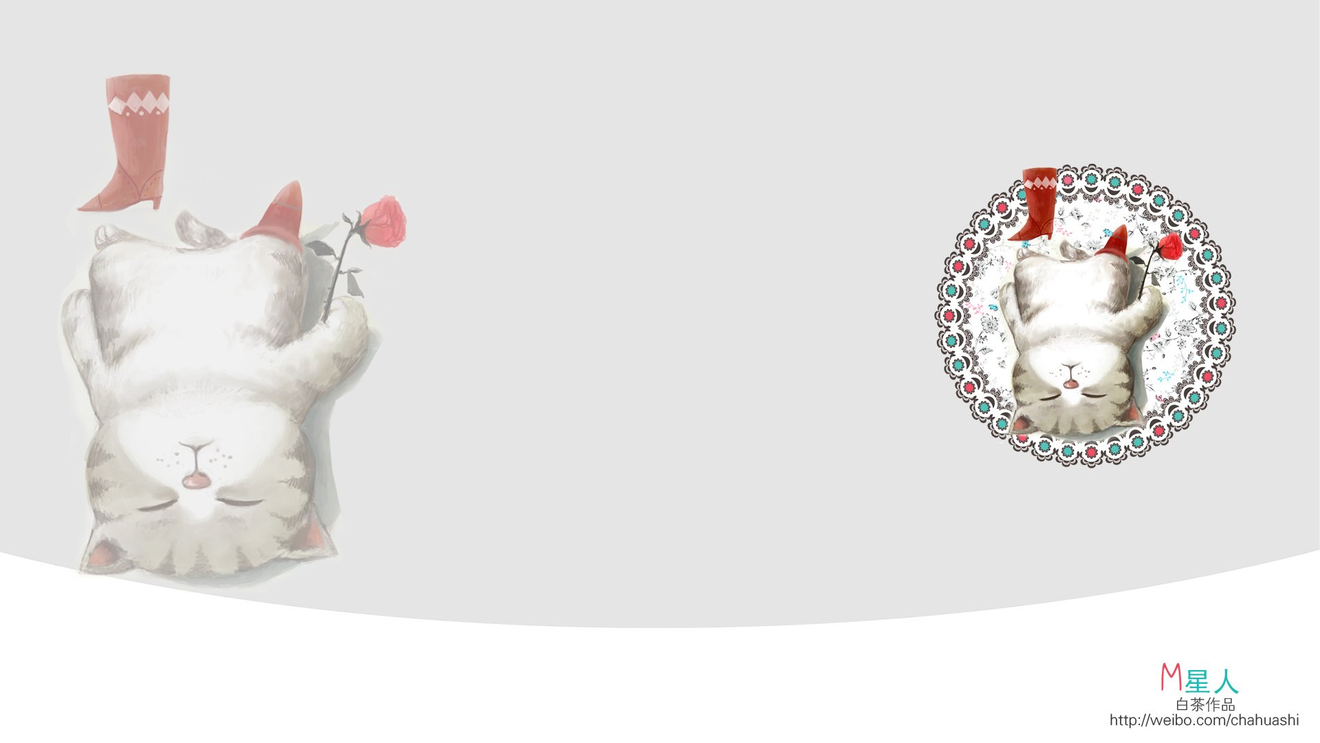 动漫,卡通,插画,白茶作品,M星人,儿童桌面专用