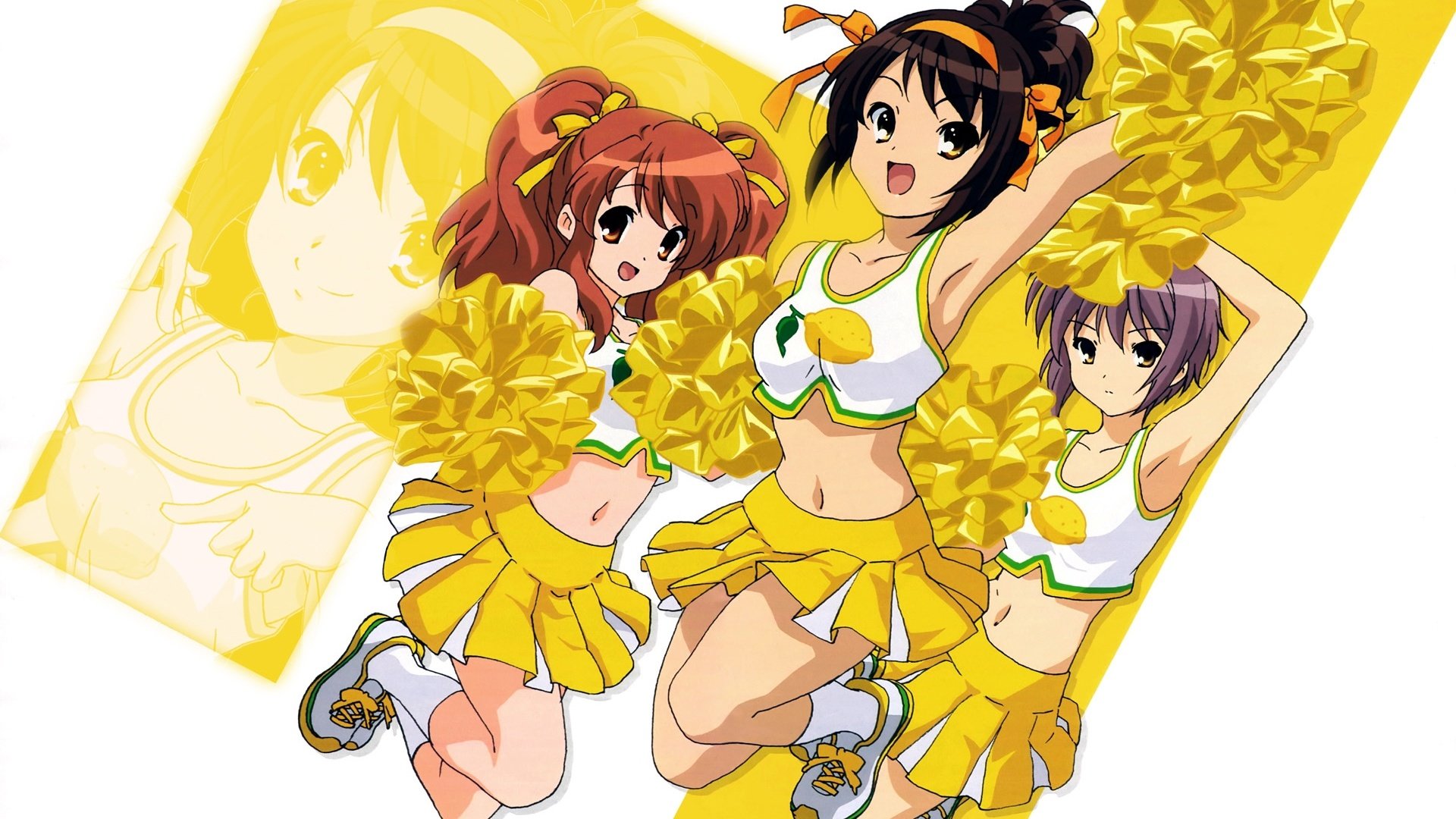 动漫,插画,拉拉队,凉宫春日的烦恼,儿童桌面专用