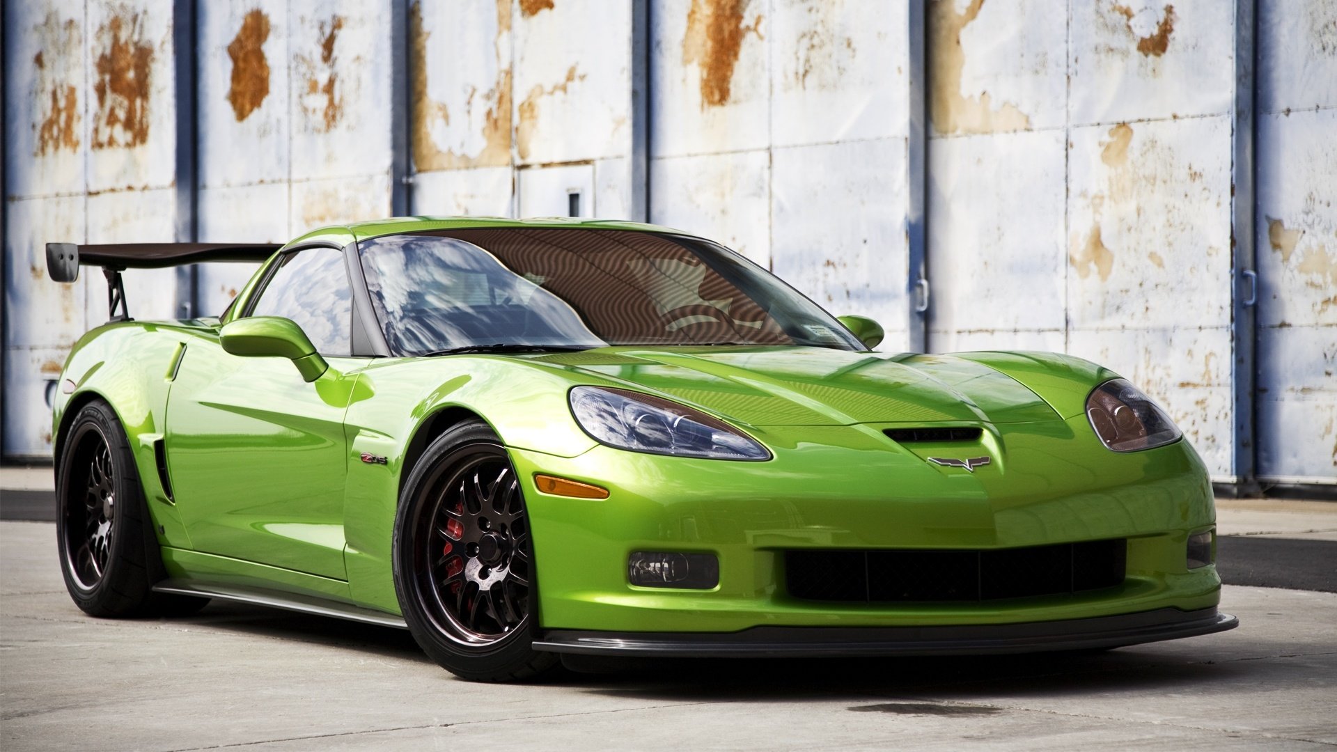 汽车,超跑,通用,绿色,科尔维特,克尔维特,儿童桌面专用