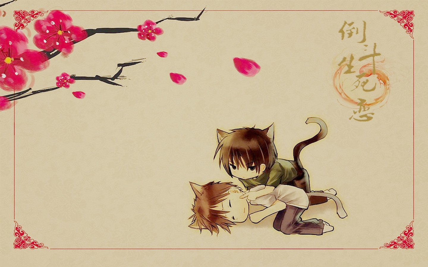 炫酷,手绘,瓶邪王道,吴邪,张起灵,1月31日,儿童桌面专用