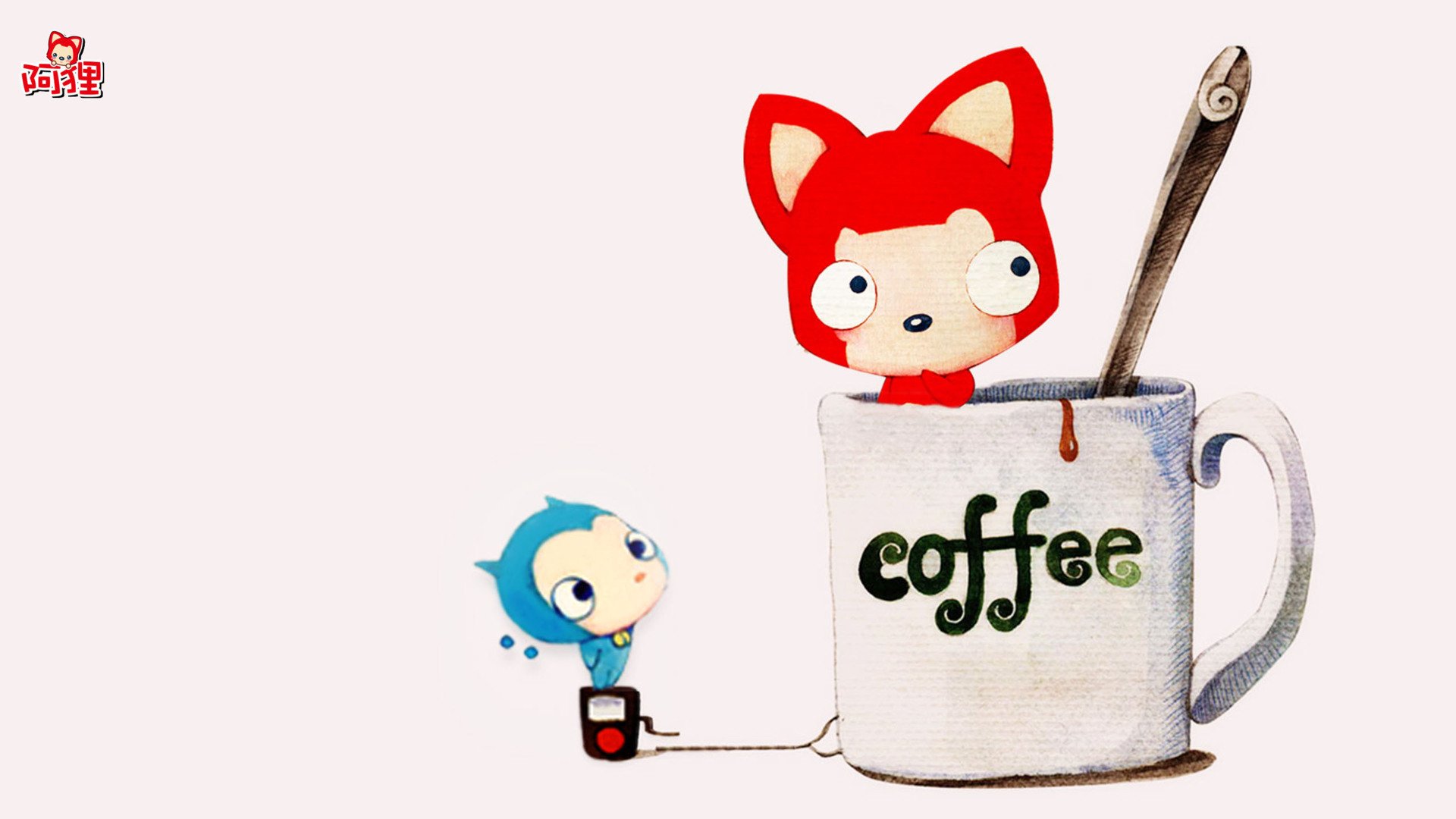 动漫,经典动漫,阿狸,ali,手绘,儿童桌面专用