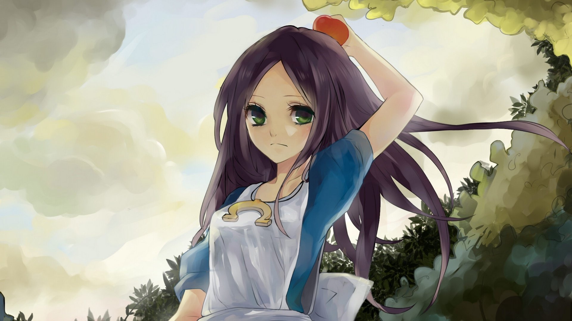 动漫,动漫少女,插画,手绘,爱丽丝梦游魔境,儿童桌面专用