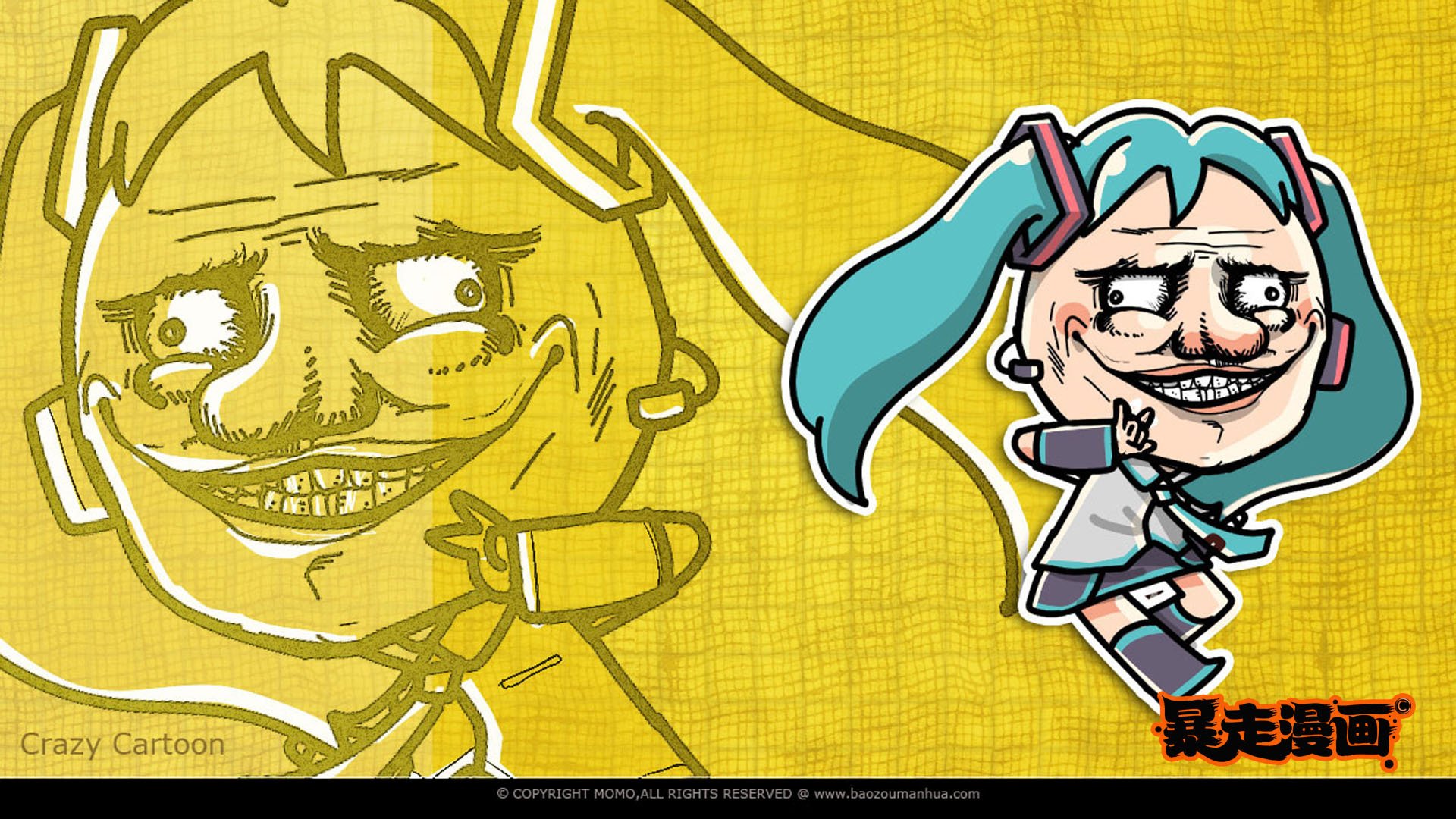 动漫,卡通,插画,恶搞,搞笑,暴走漫画,儿童桌面专用