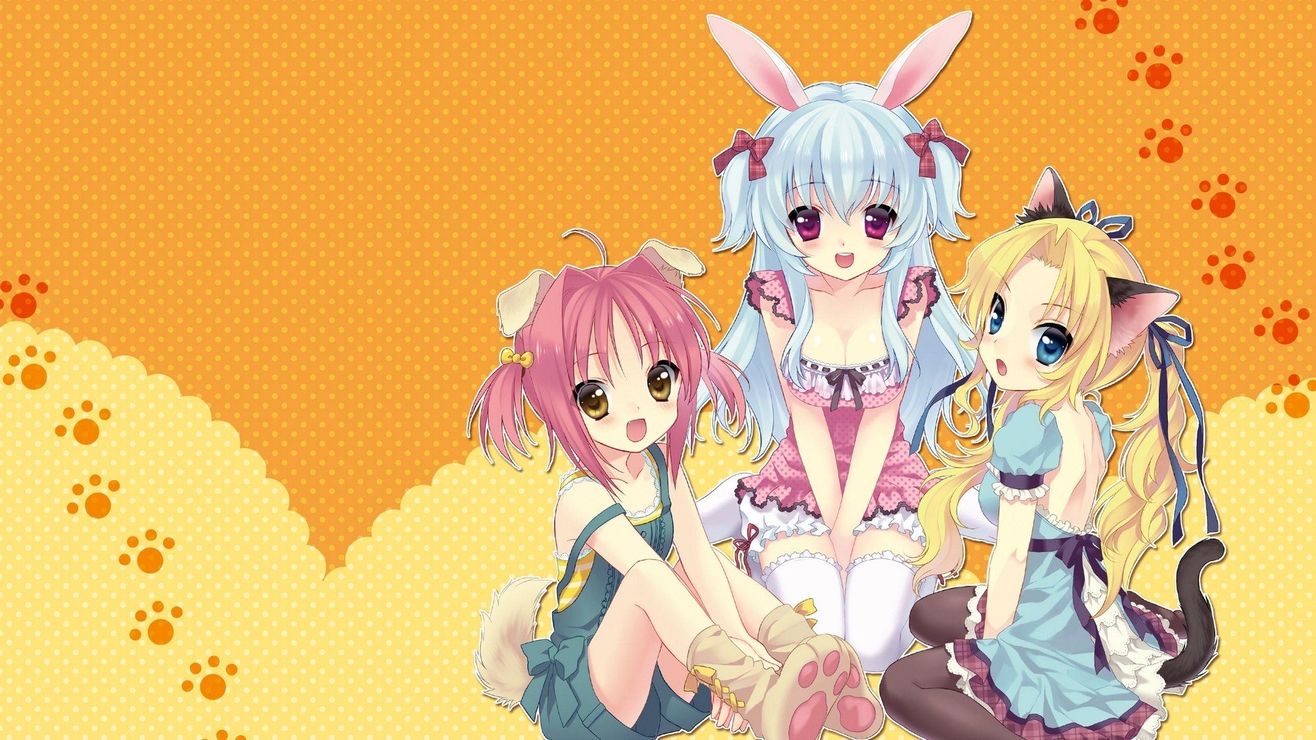 动漫,插画,女仆,猫女郎,兔女郎,画集,儿童桌面专用