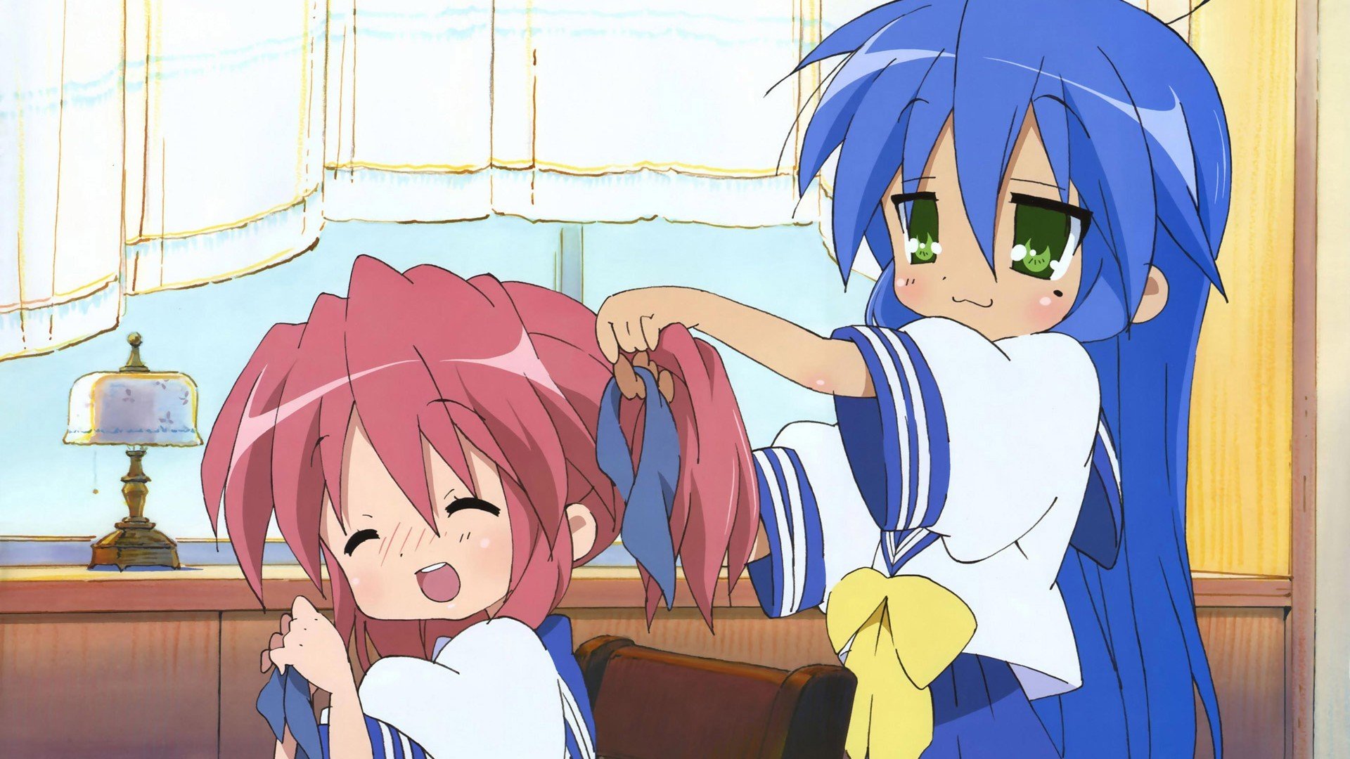 动漫,动漫少女,插画,Ｑ版　,幸运星,儿童桌面专用