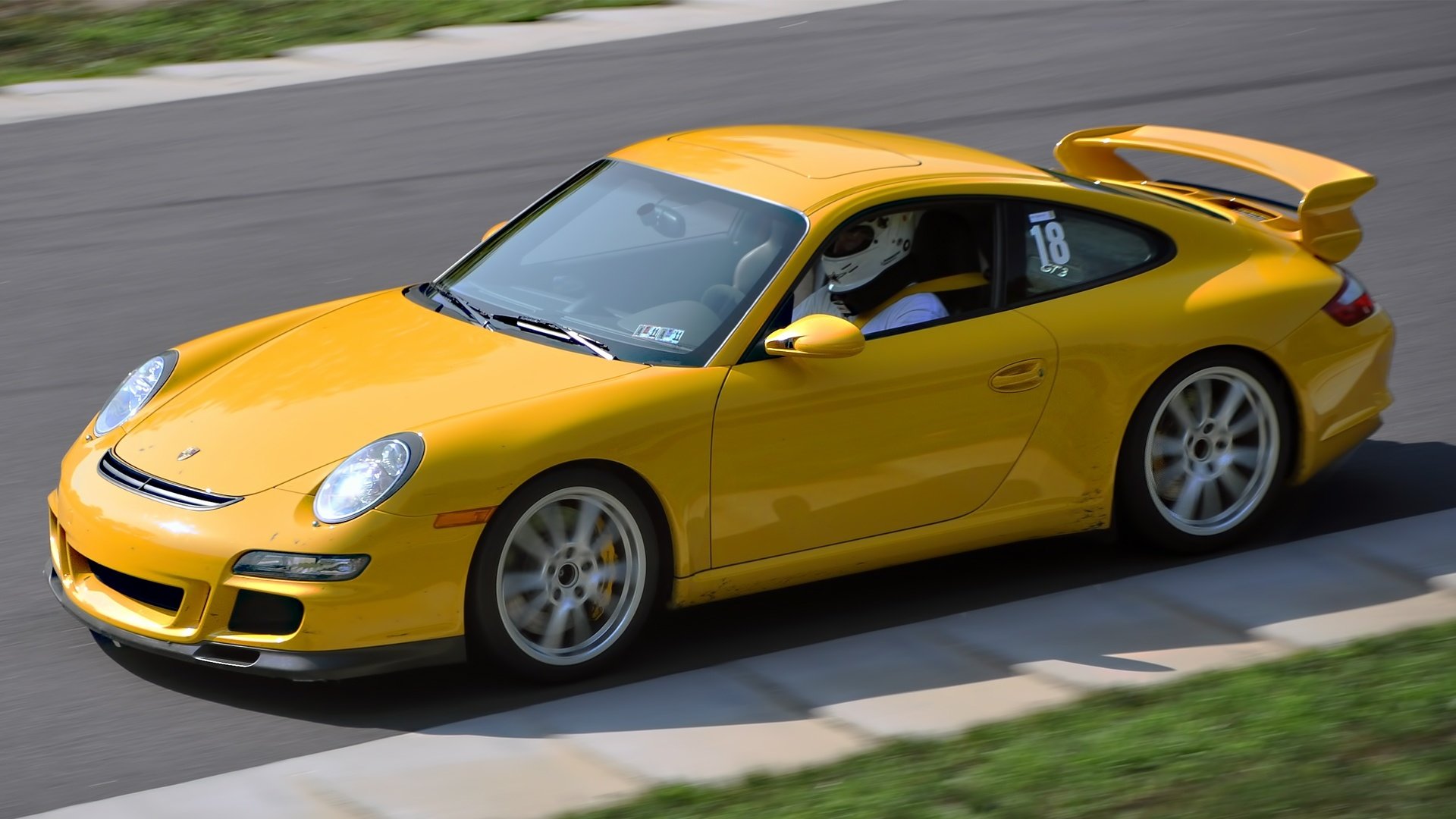 汽车,超跑,保时捷,黄色,911,GT3,儿童桌面专用