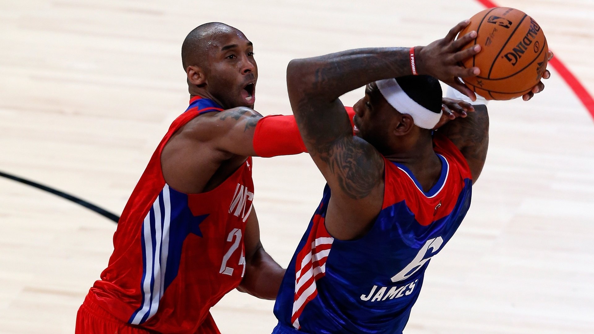 体育,NBA,2013年全明星,科比,詹姆斯