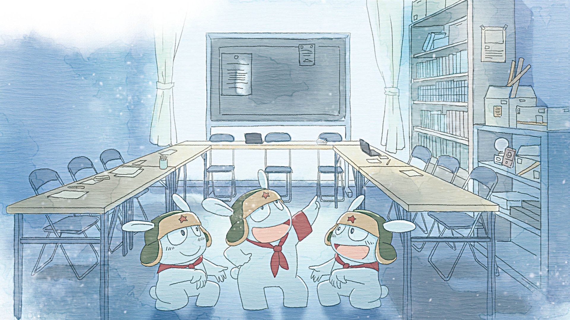 动漫,插画,卡通,手绘,米兔,儿童桌面专用