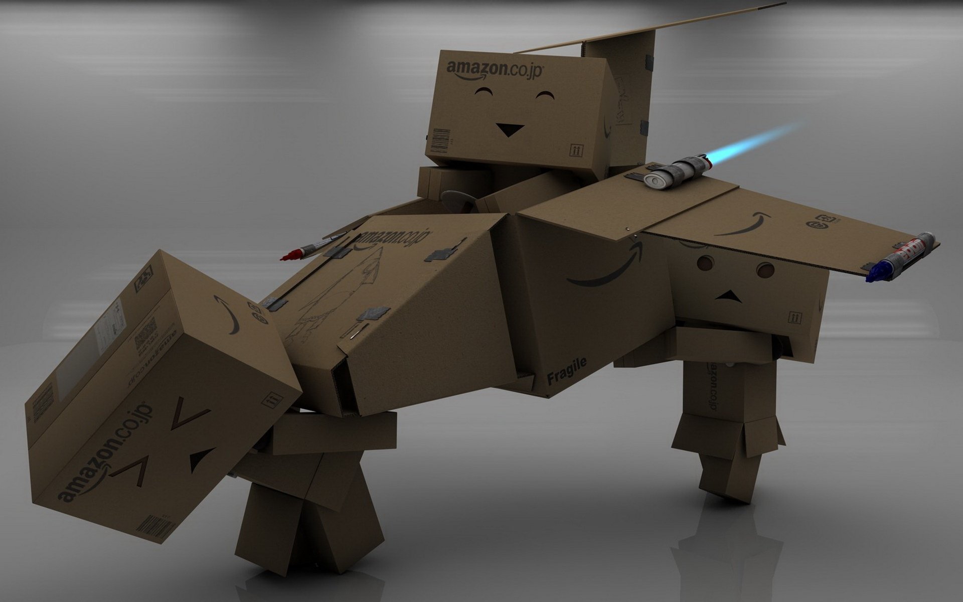 小清新,静物写真,纸箱人,2月21日,儿童桌面专用