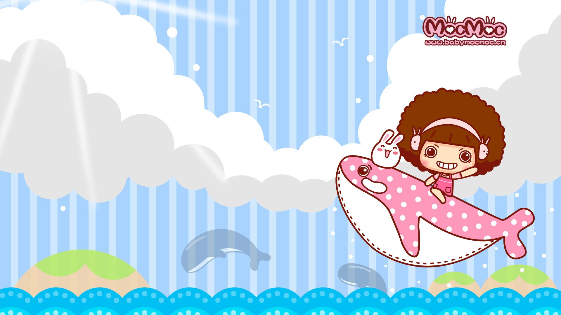 动漫,动漫少女,插画,可爱,摩丝摩丝,儿童桌面专用