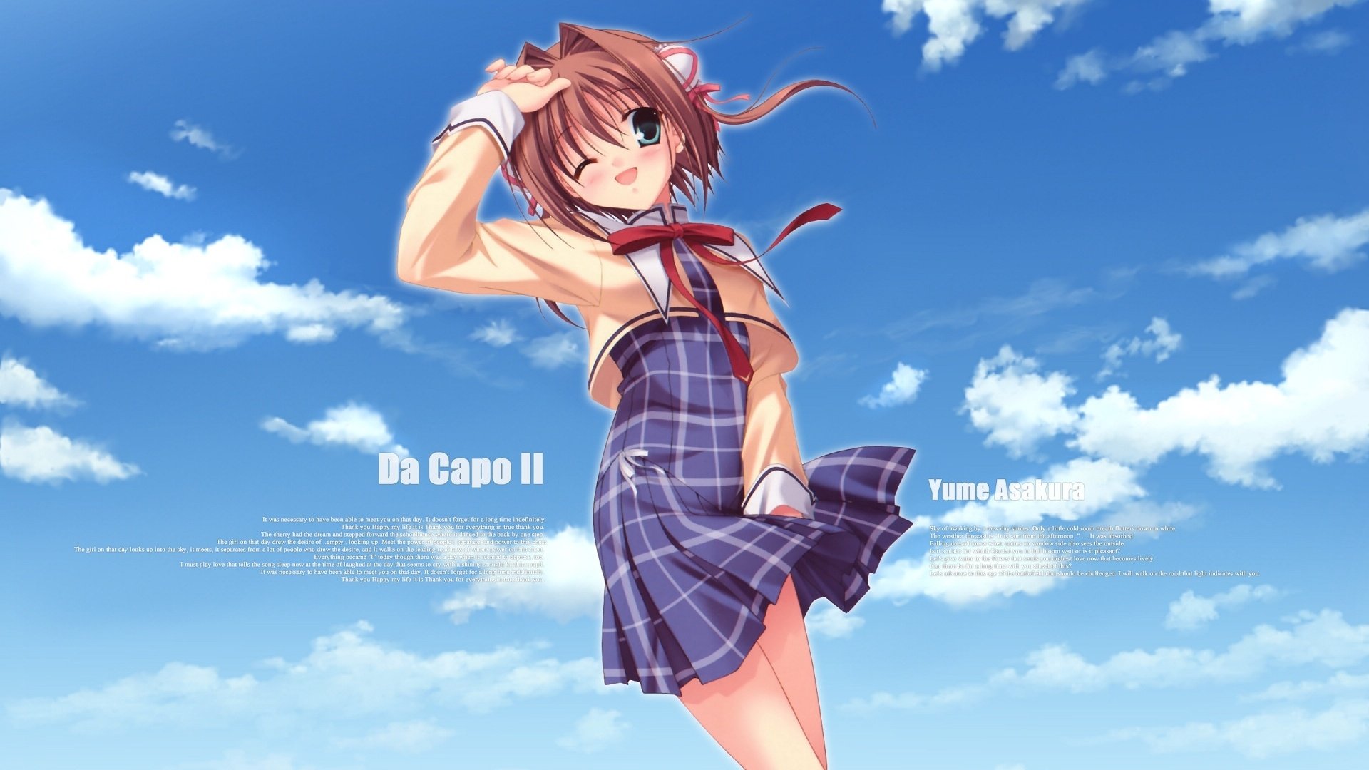 动漫,动漫少女,学生妹,可爱,初音岛,儿童桌面专用