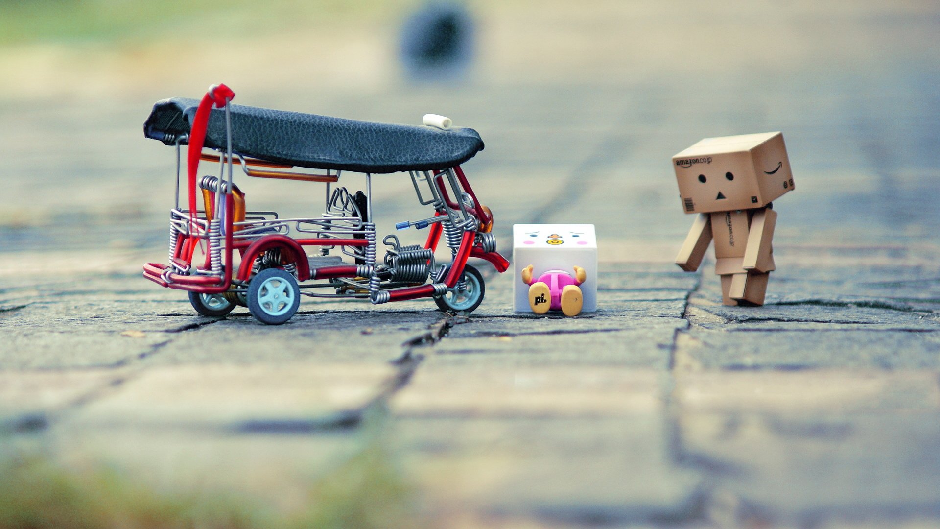 小清新,温馨一刻,纸箱人,2月21日,儿童桌面专用