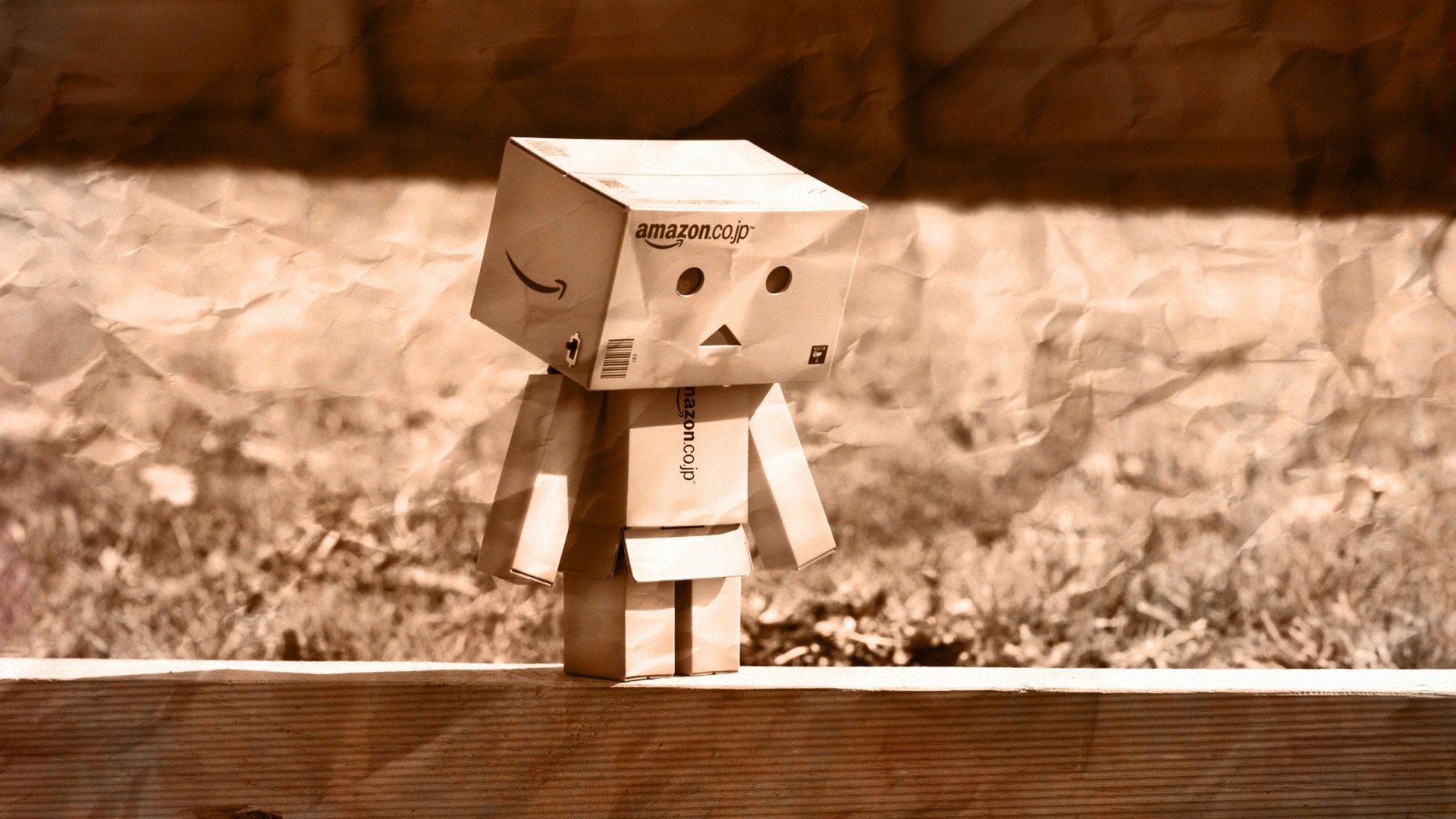 小清新,温馨一刻,纸箱人,2月12日,儿童桌面专用