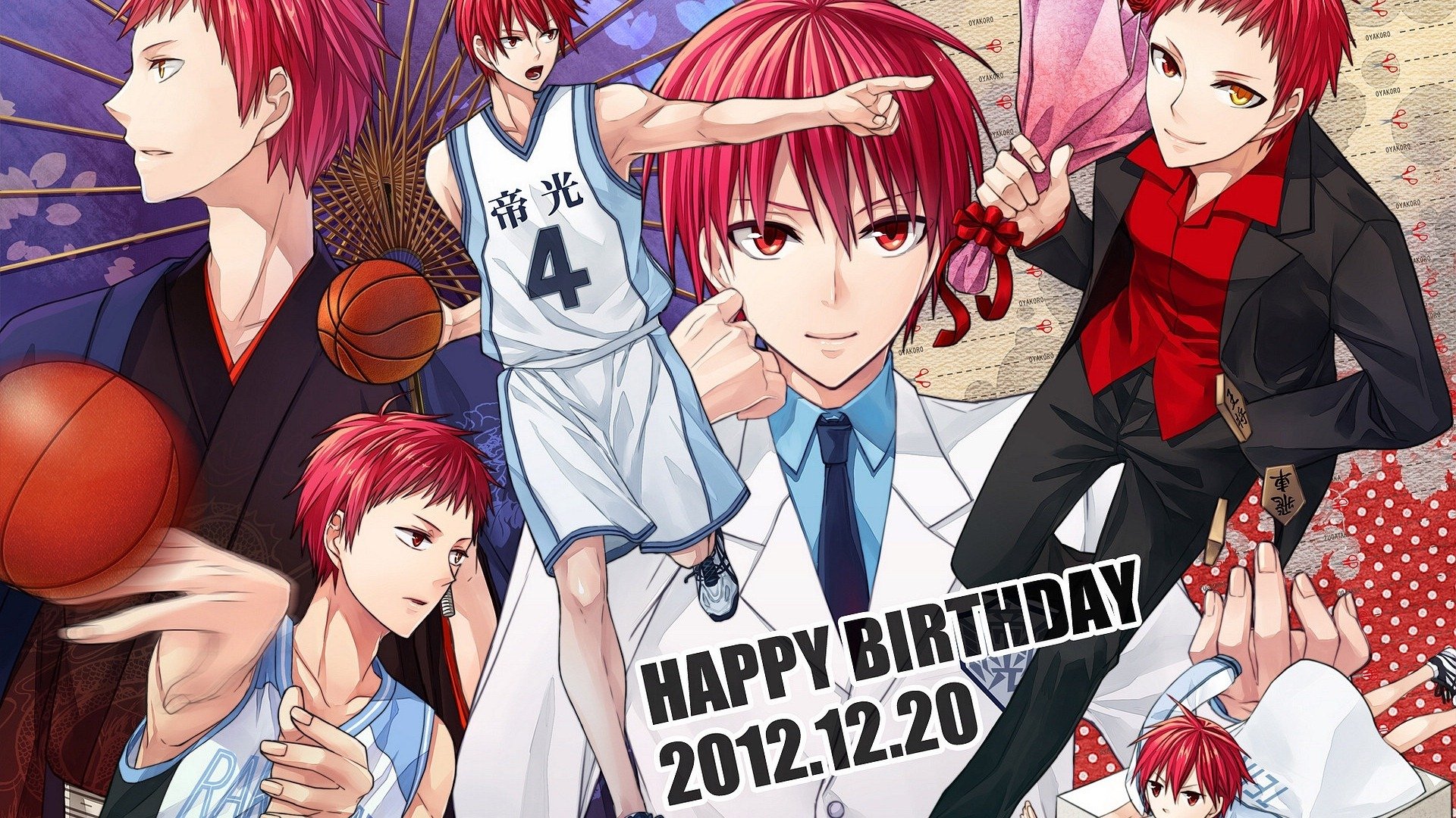 动漫,角色,插画,赤司征十郎,儿童桌面专用