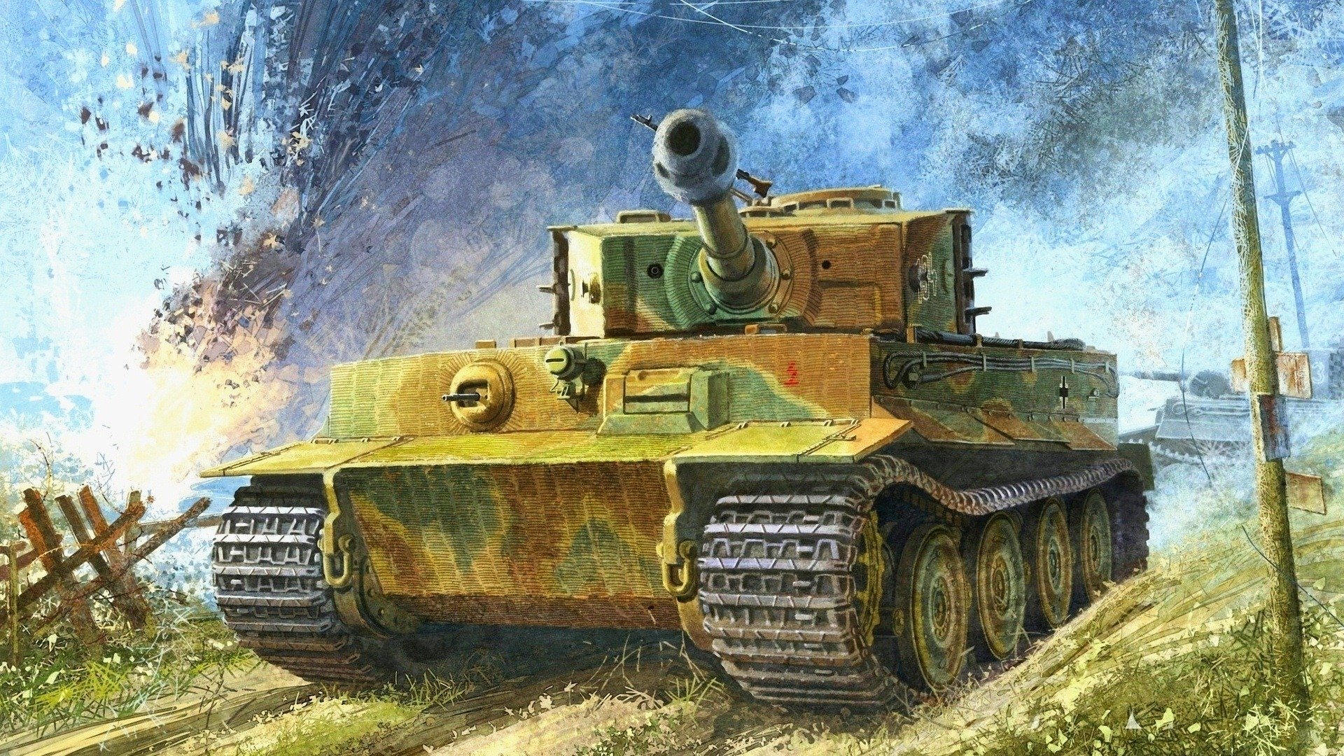 游戏,插画,经典游戏,红警,红色警戒,坦克