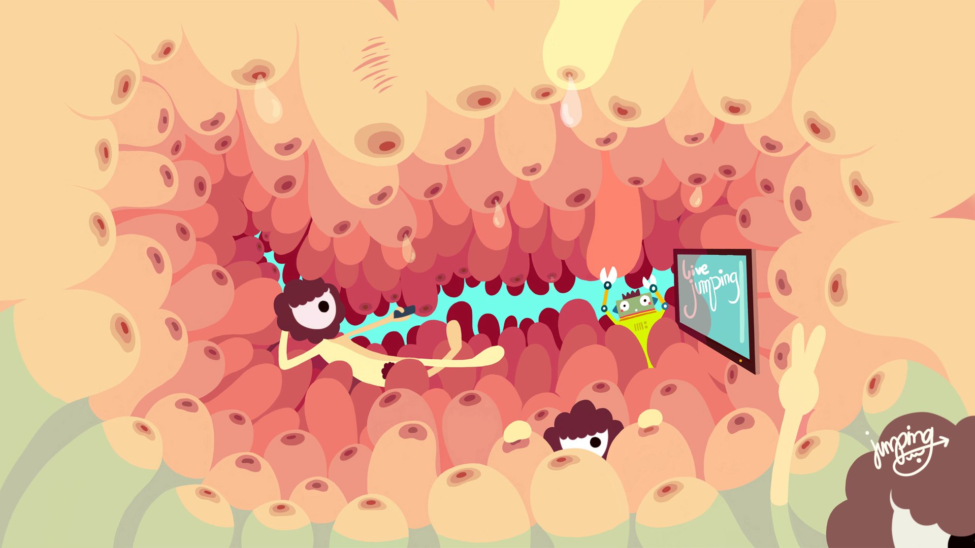 动漫,卡通,插画,林P酱的异想世界,这只是梦境,儿童桌面专用