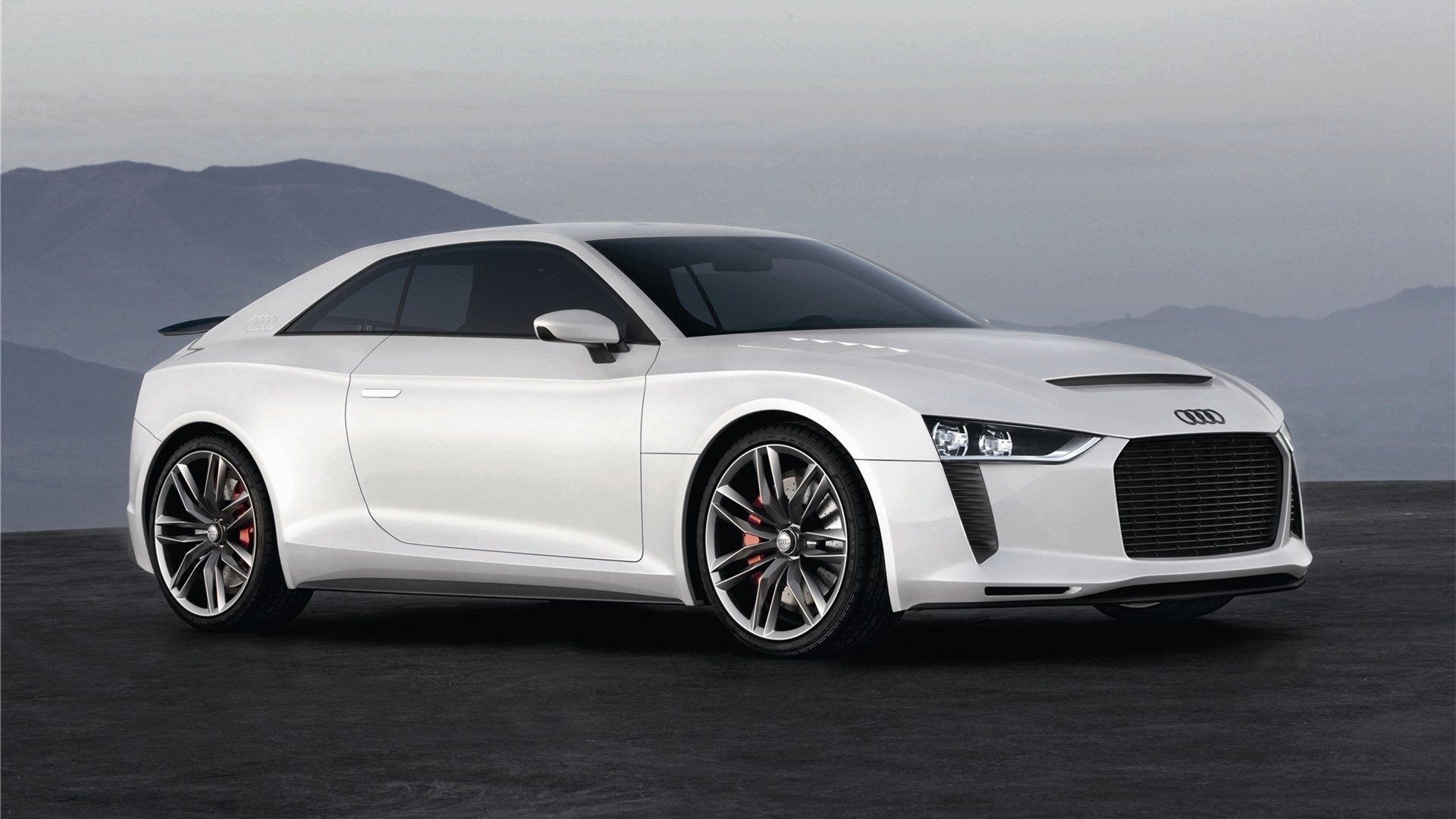 汽车,超跑,奥迪,概念车,白色,儿童桌面专用