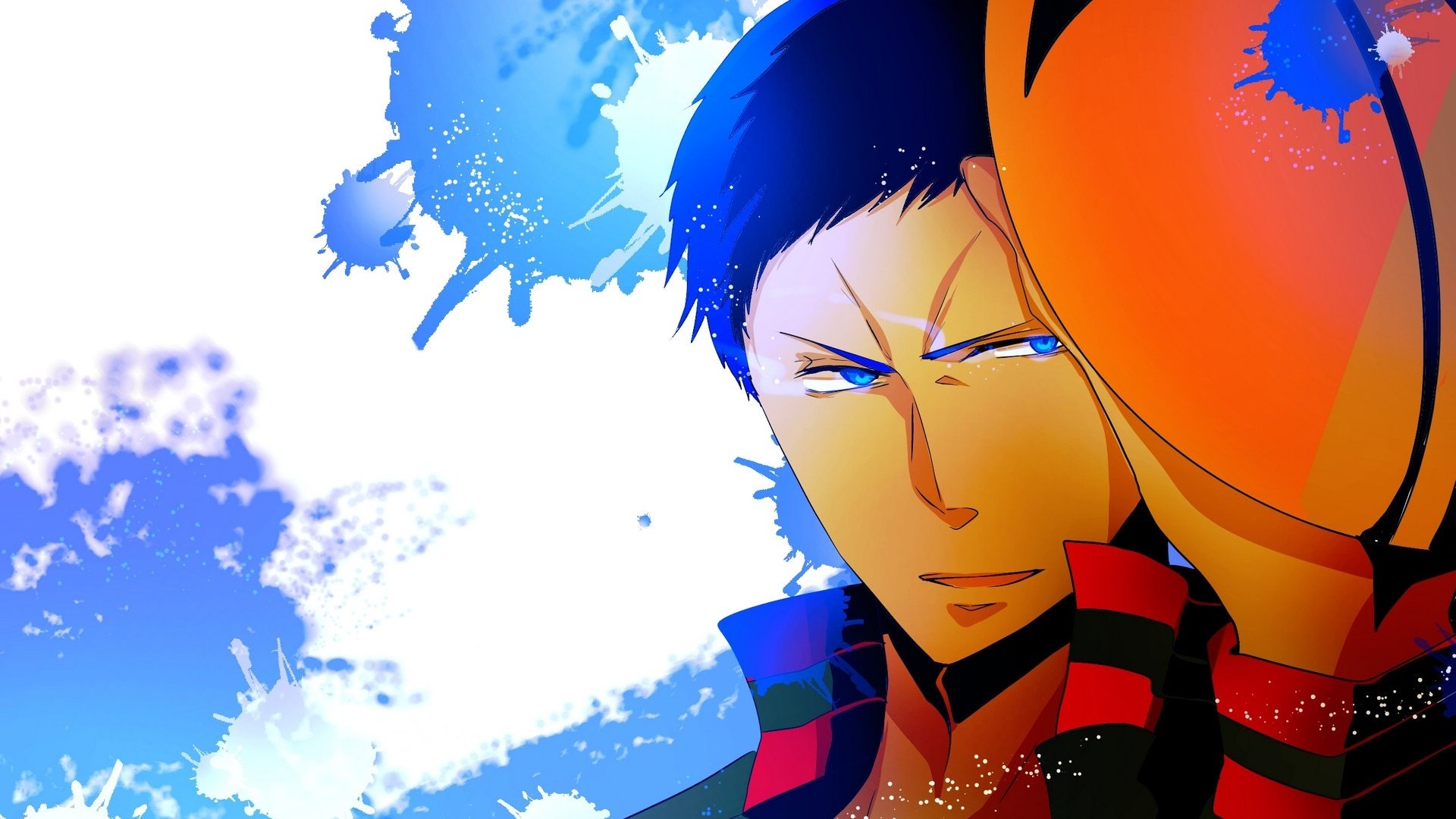 动漫,插画,手绘,卡通,黑子的篮球,青峰大辉,儿童桌面专用