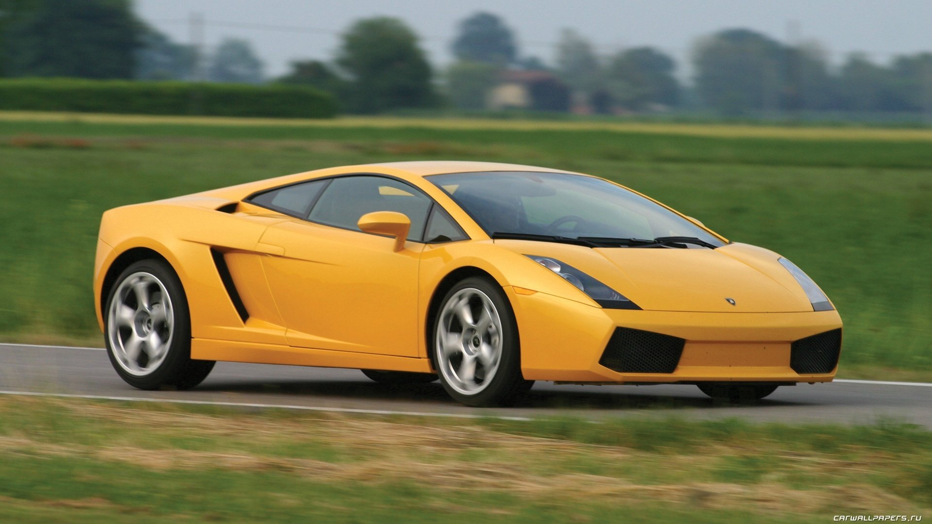 汽车,超跑,兰博基尼,盖拉多,黄色,儿童桌面专用