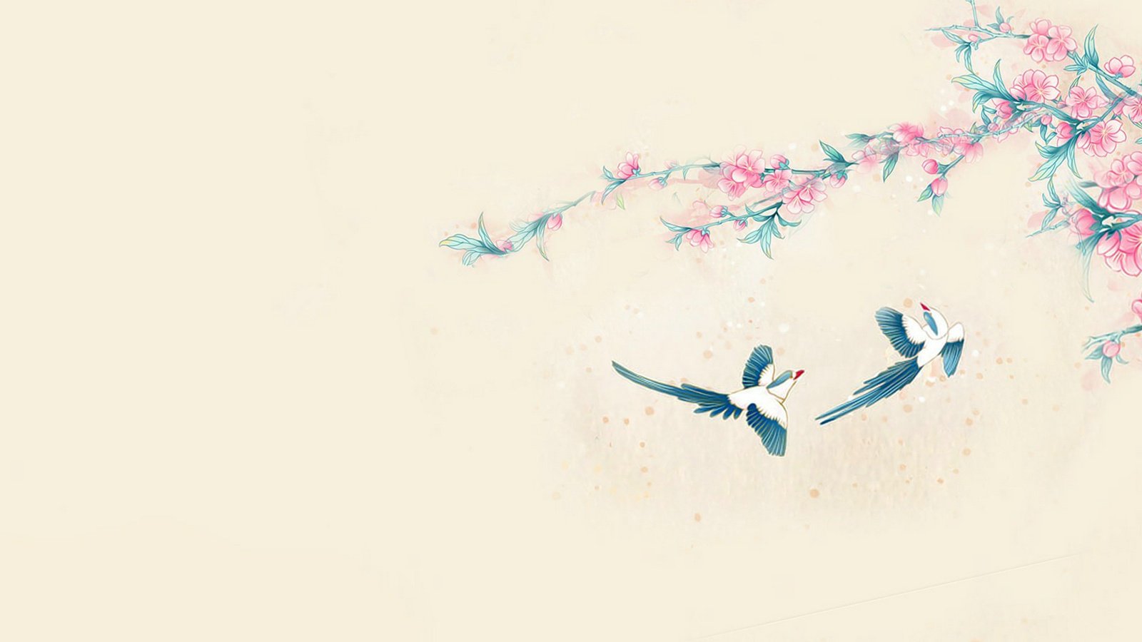 爱情美图,浪漫手绘,喜鹊,七夕