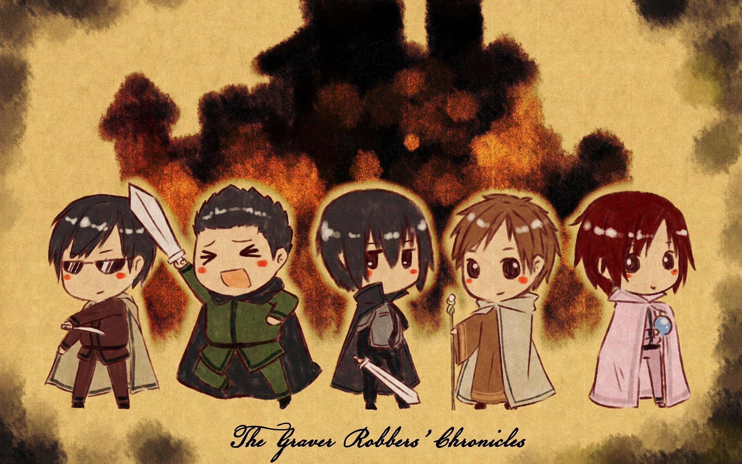 炫酷,手绘,盗墓笔记,1月31日,儿童桌面专用