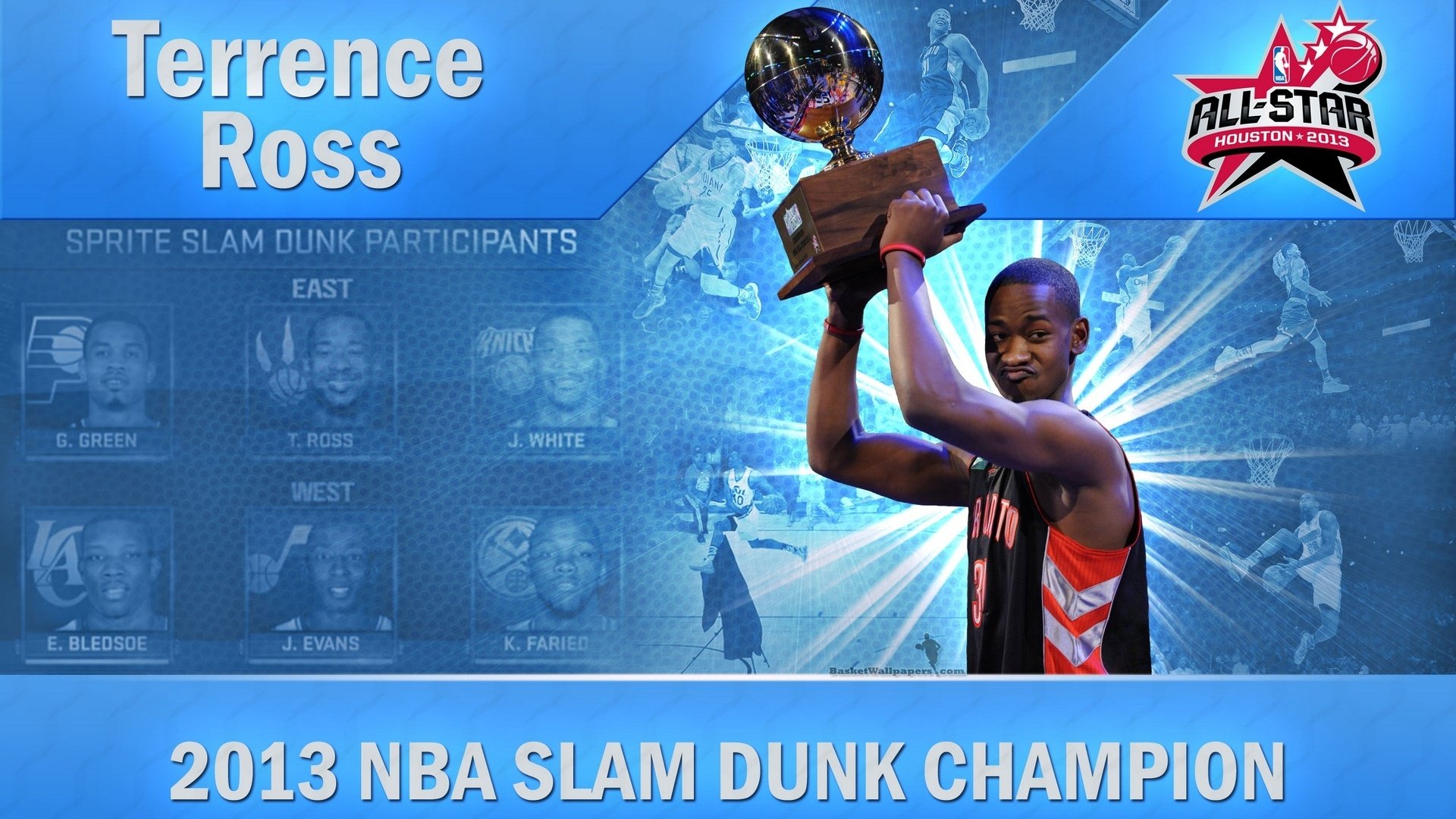 体育,NBA,2013年全明星,泰伦斯,罗斯,扣篮赛冠军