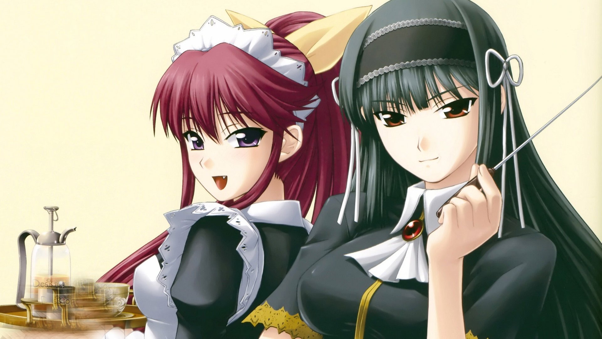 动漫,动漫少女,可爱,你是主人我是仆,儿童桌面专用