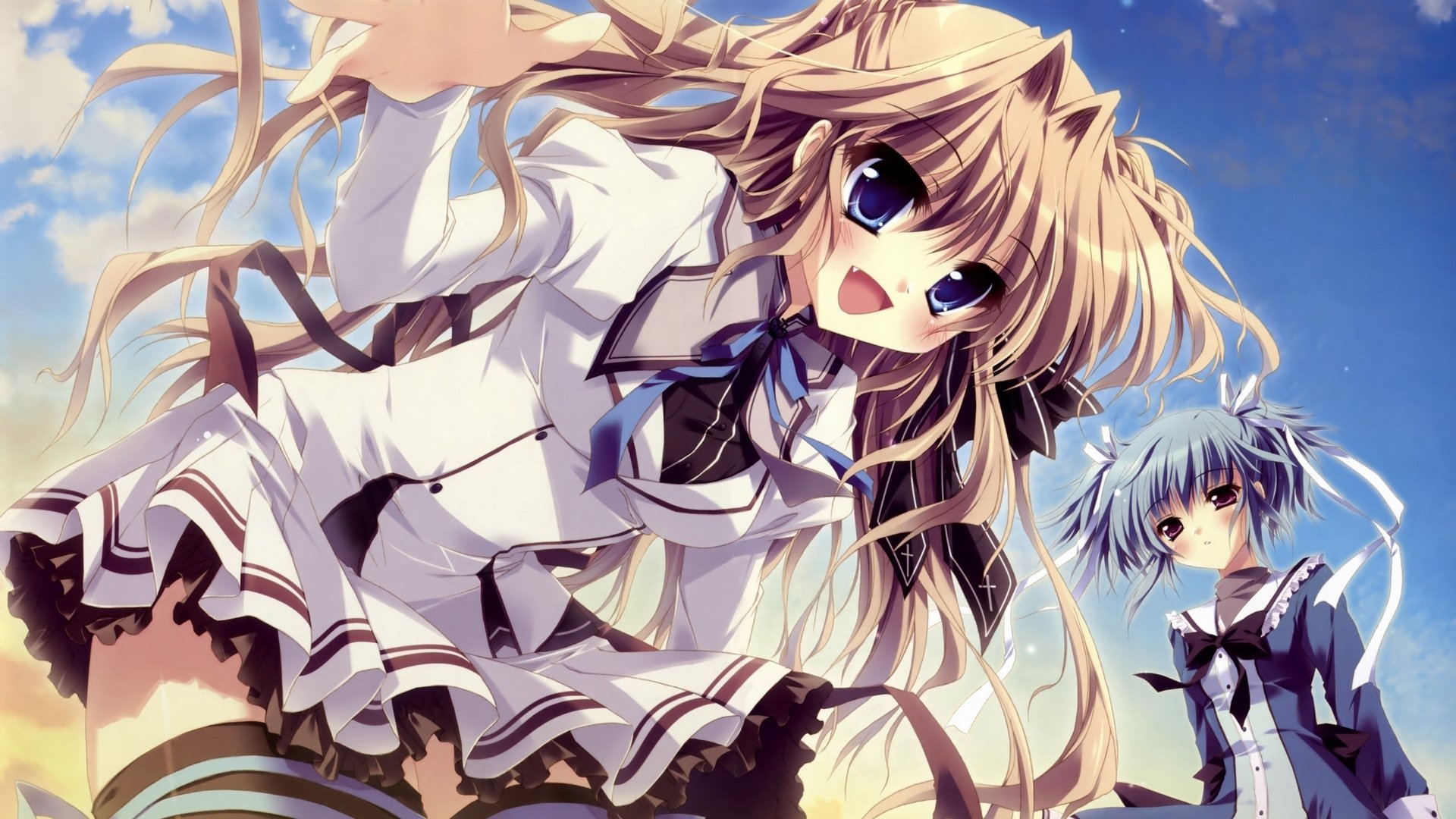 动漫,动漫少女,插画,纯白交响曲,儿童桌面专用