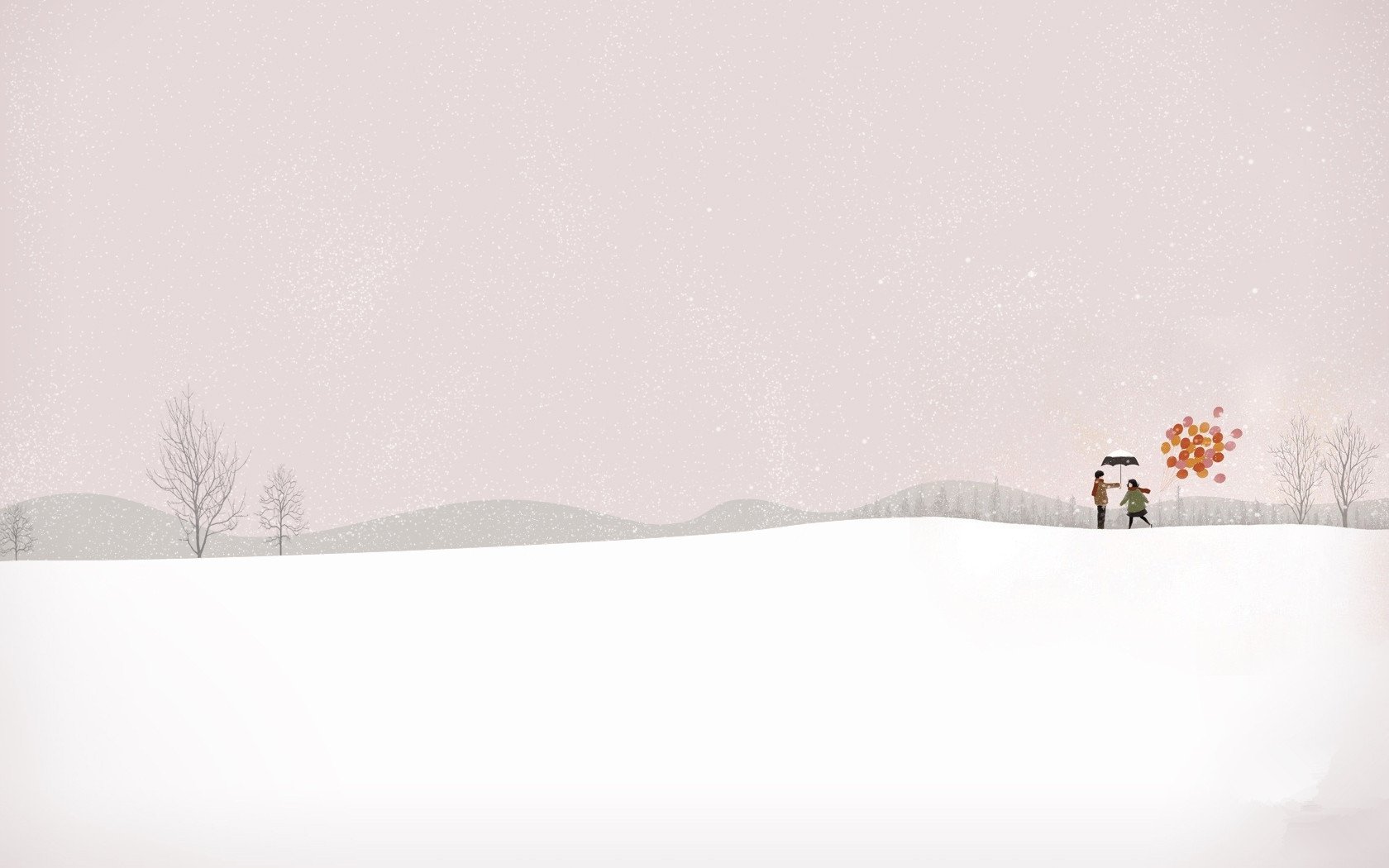 小清新,温馨一刻,2月1日,儿童桌面专用