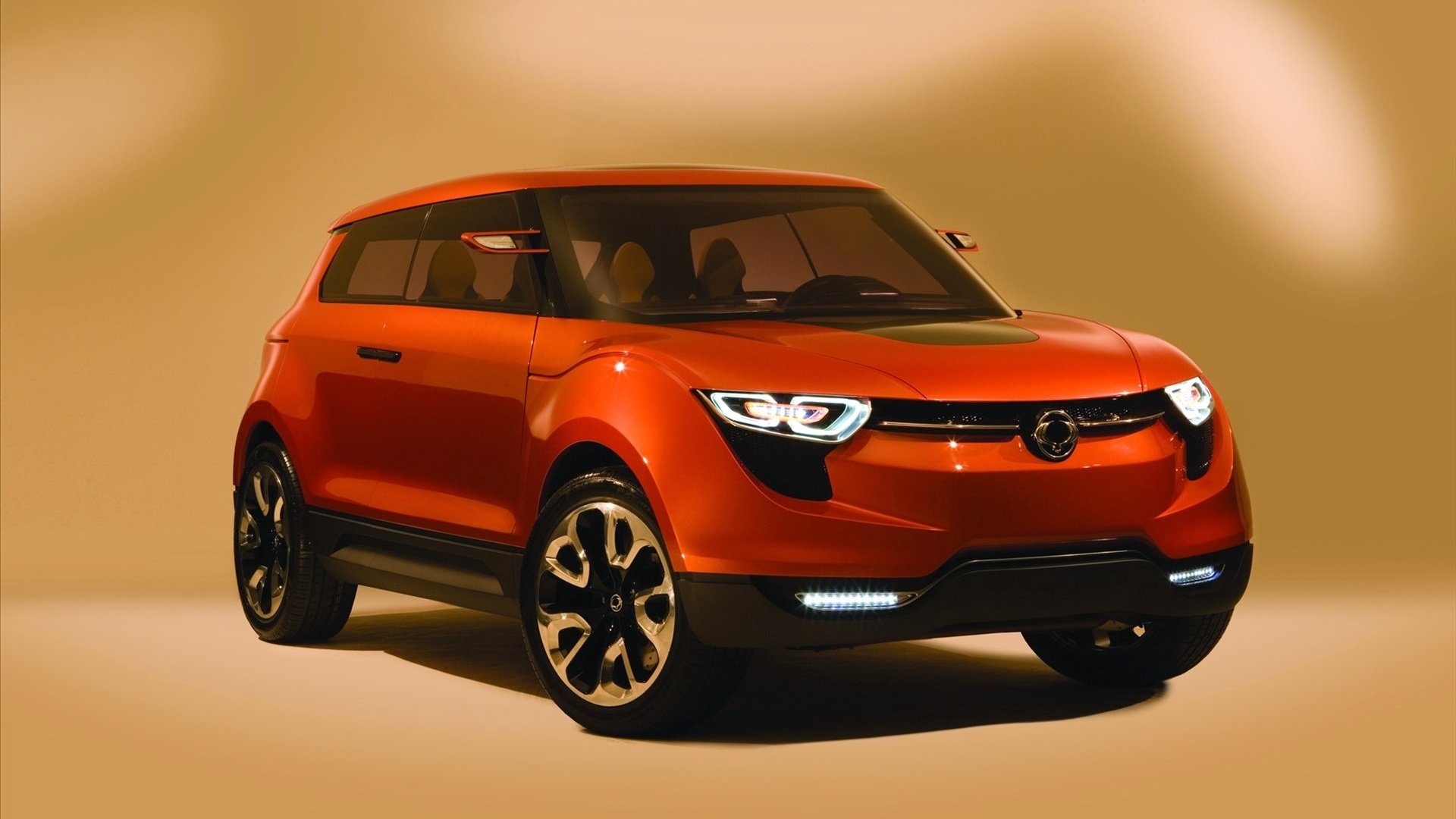 汽车,suv,橙色,双龙,儿童桌面专用