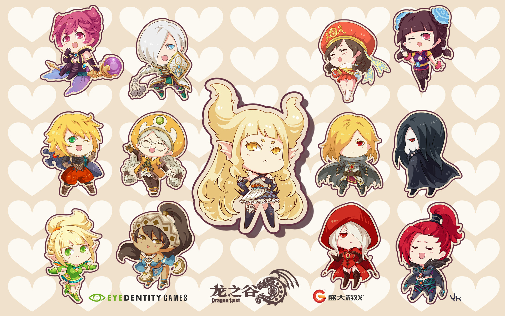 游戏,龙之谷,角色,Q版,360壁纸