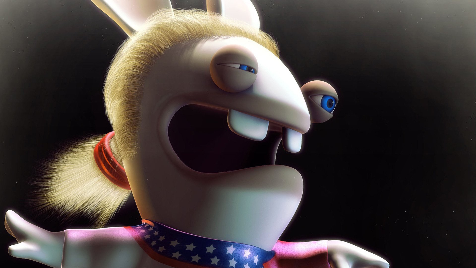 动漫,卡通,插画,疯狂的兔子,儿童桌面专用