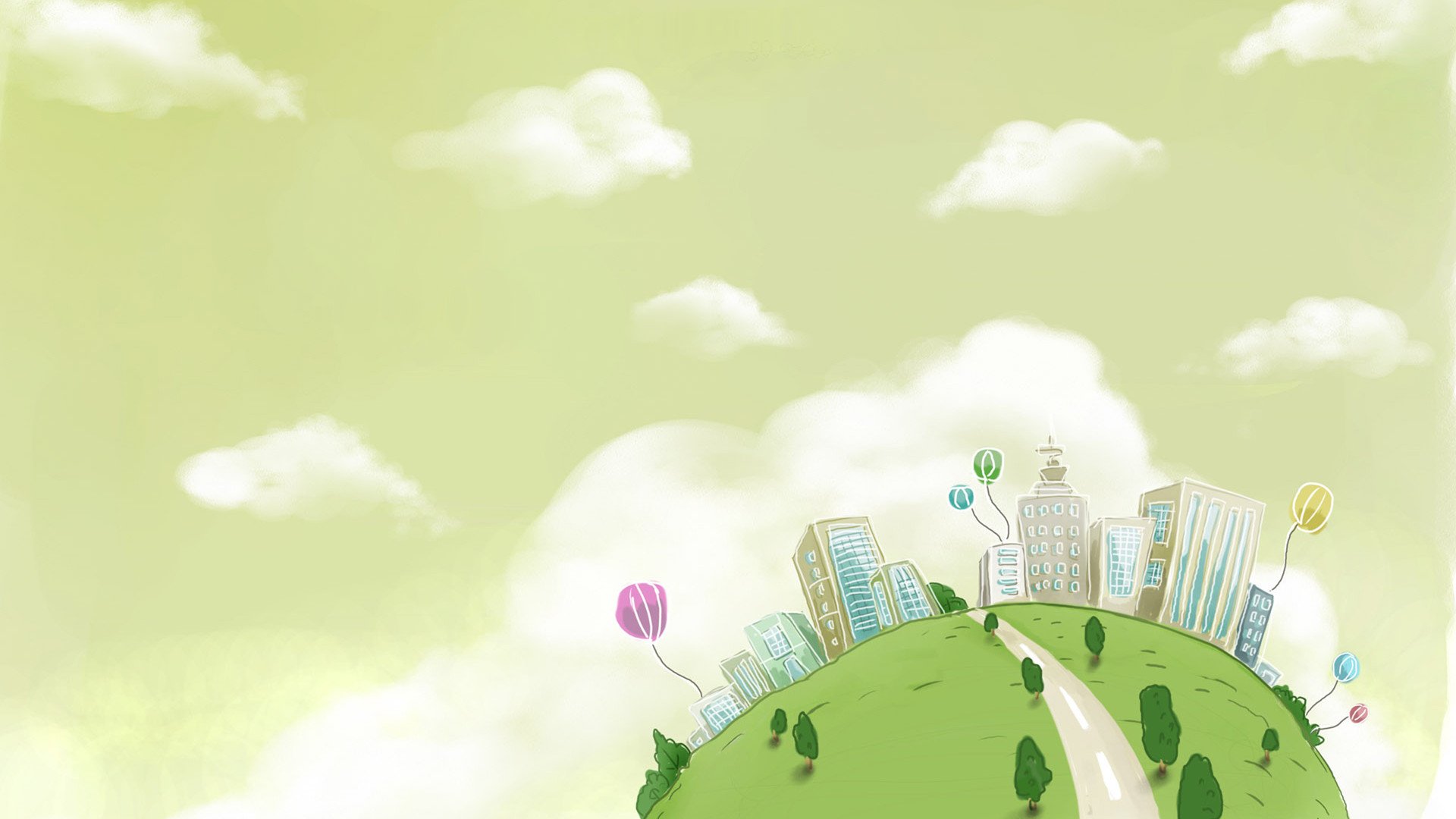 小清新,清新淡雅,手绘,2月19日,儿童桌面专用