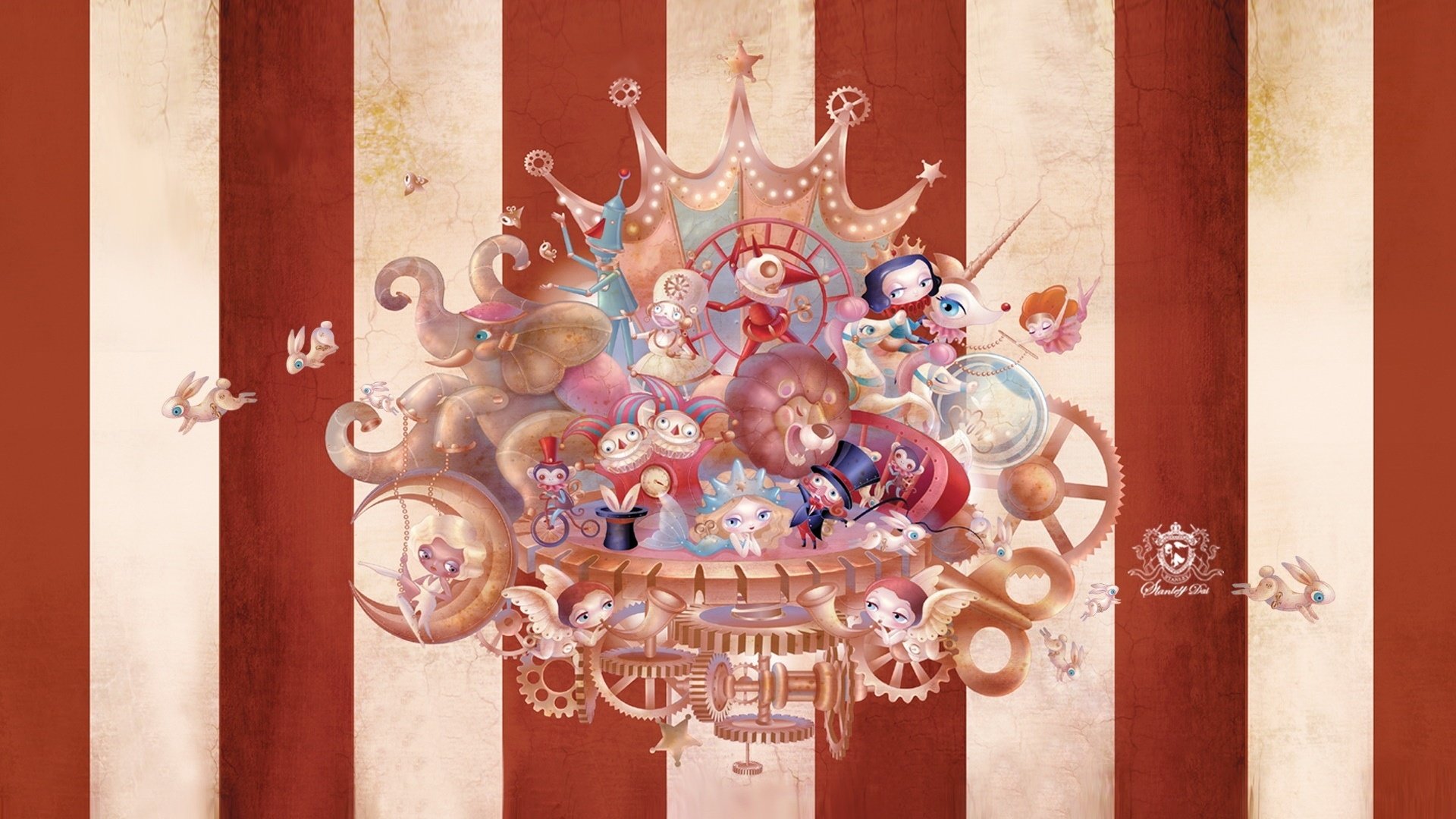 动漫,插画,尼克娃娃,儿童桌面专用