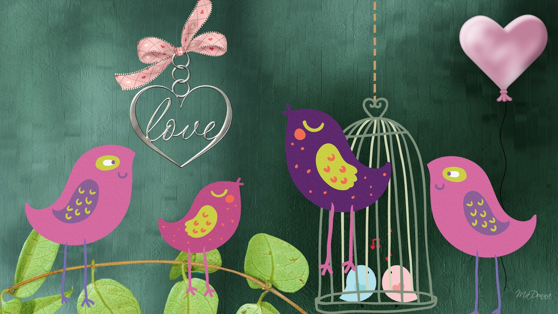 爱情美图,浪漫手绘,love