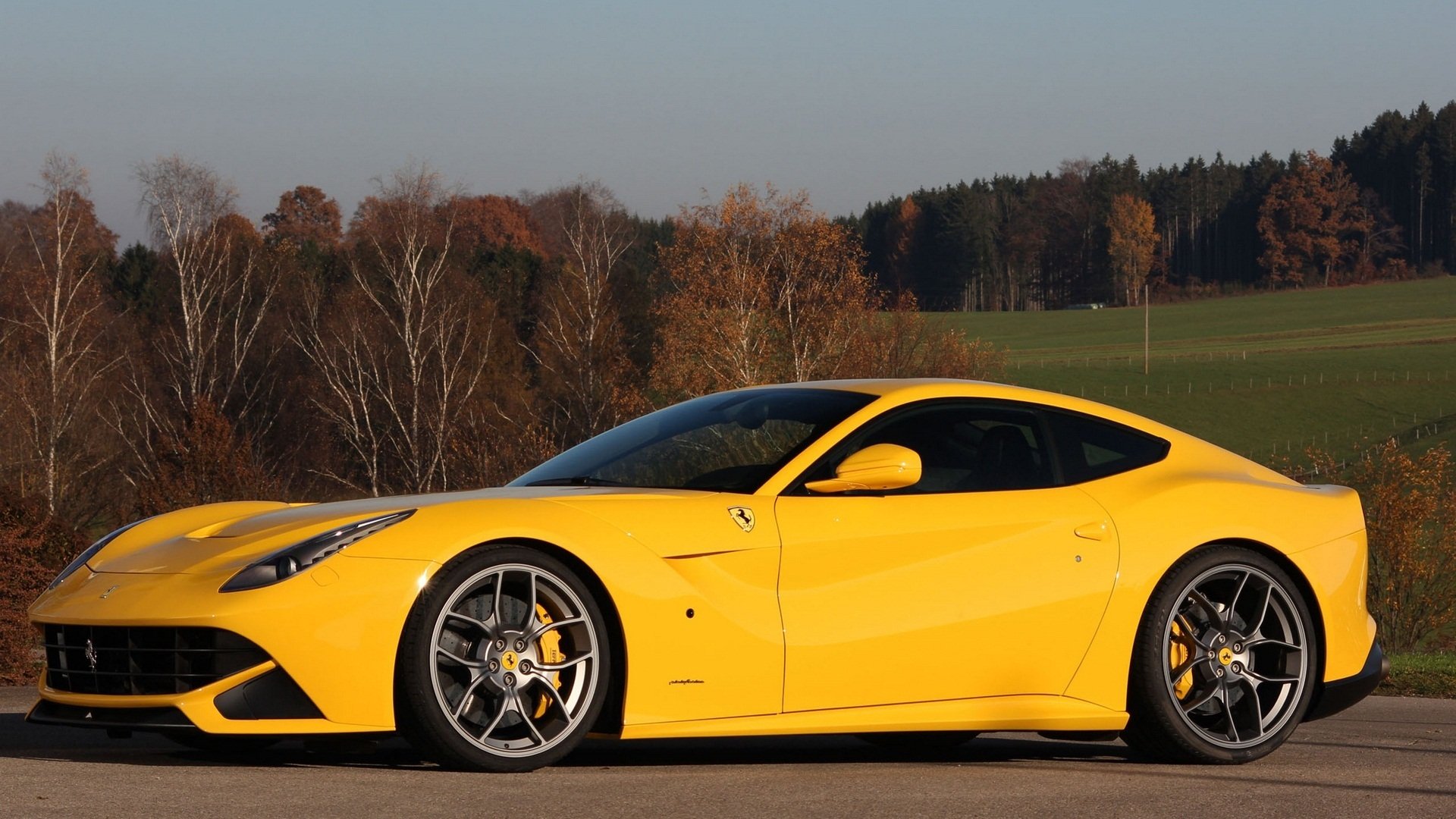 汽车,超跑,法拉利,612,黄色,儿童桌面专用