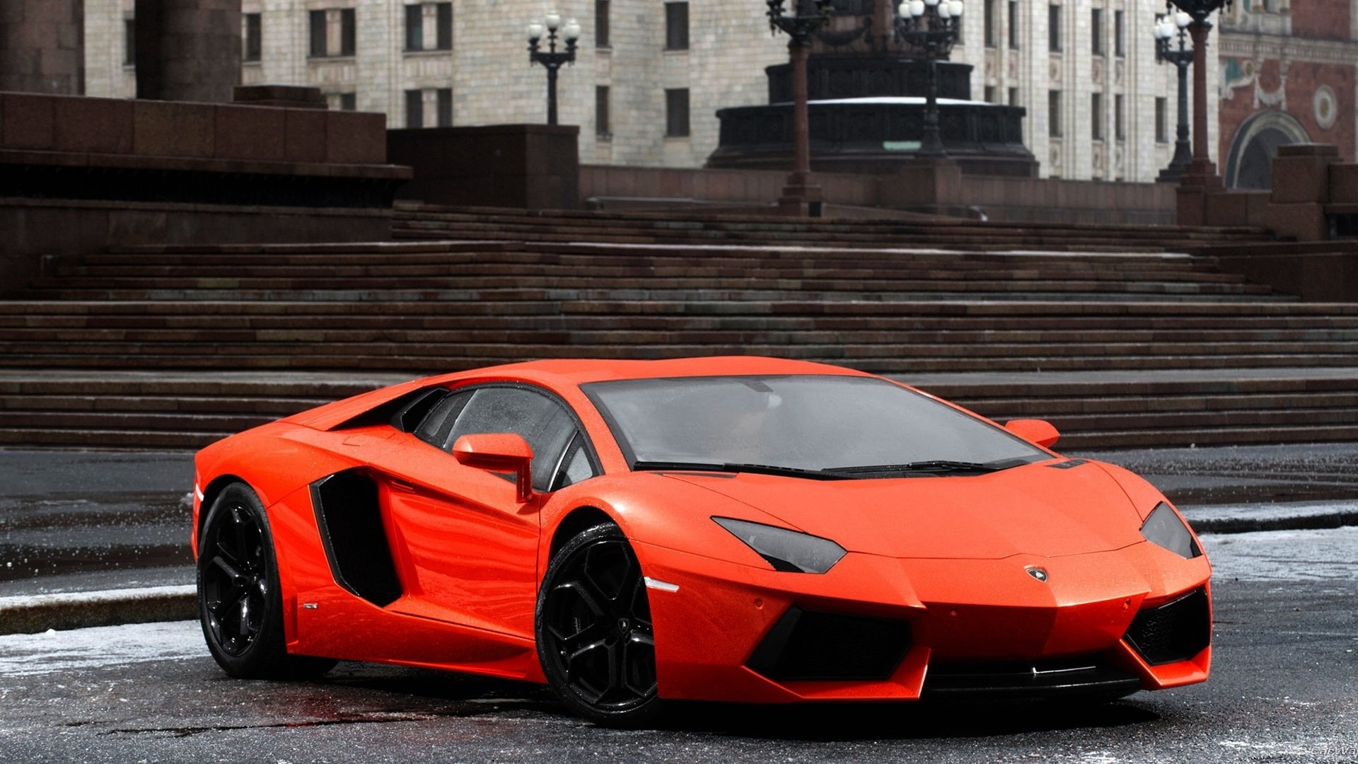 汽车,超跑,兰博基尼,爱娜塔多,橙色,lp700-4,儿童桌面专用