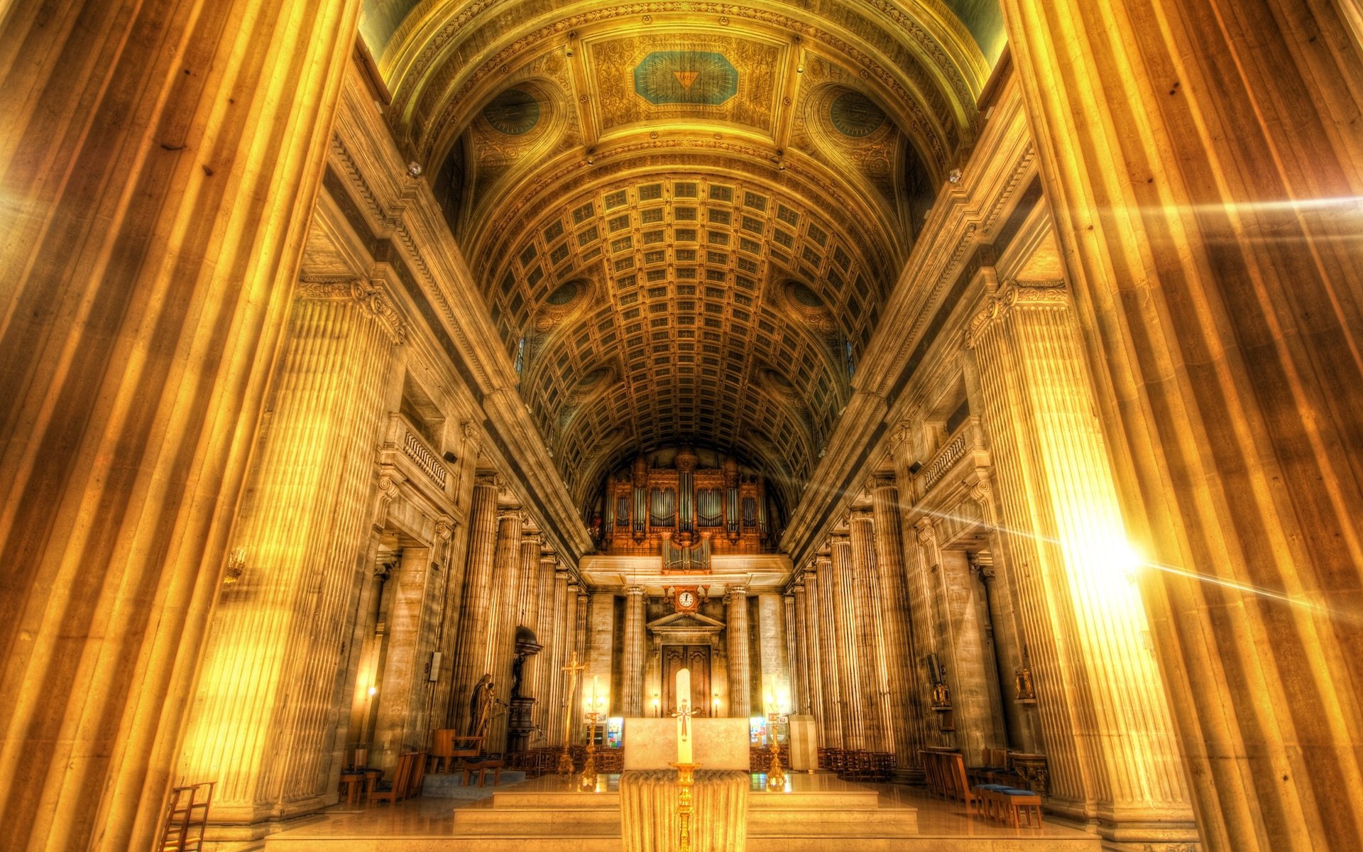 教堂,大教堂,壮丽,神圣,开阔,梦幻,儿童桌面专用