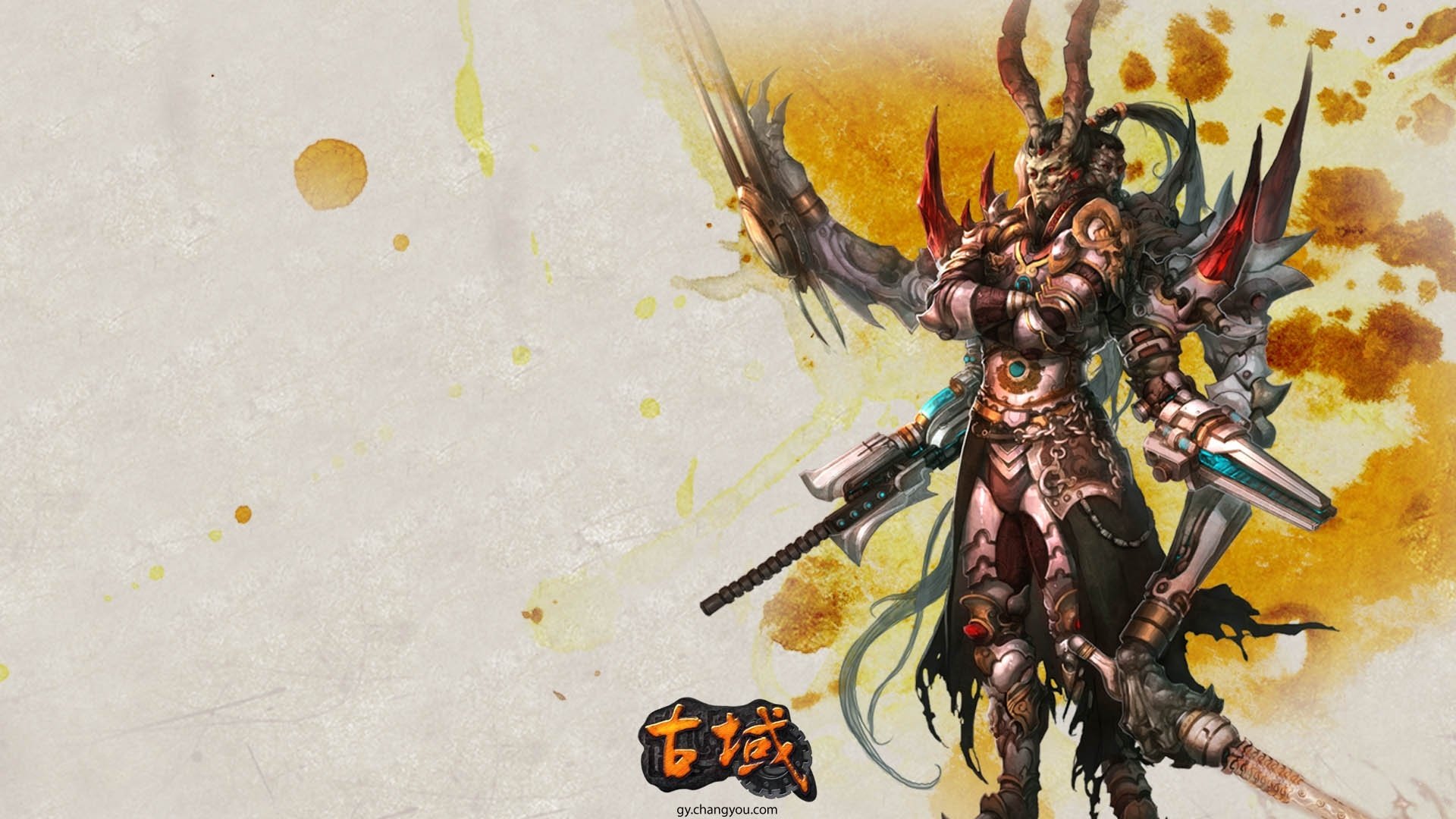 游戏,角色,插画,古域