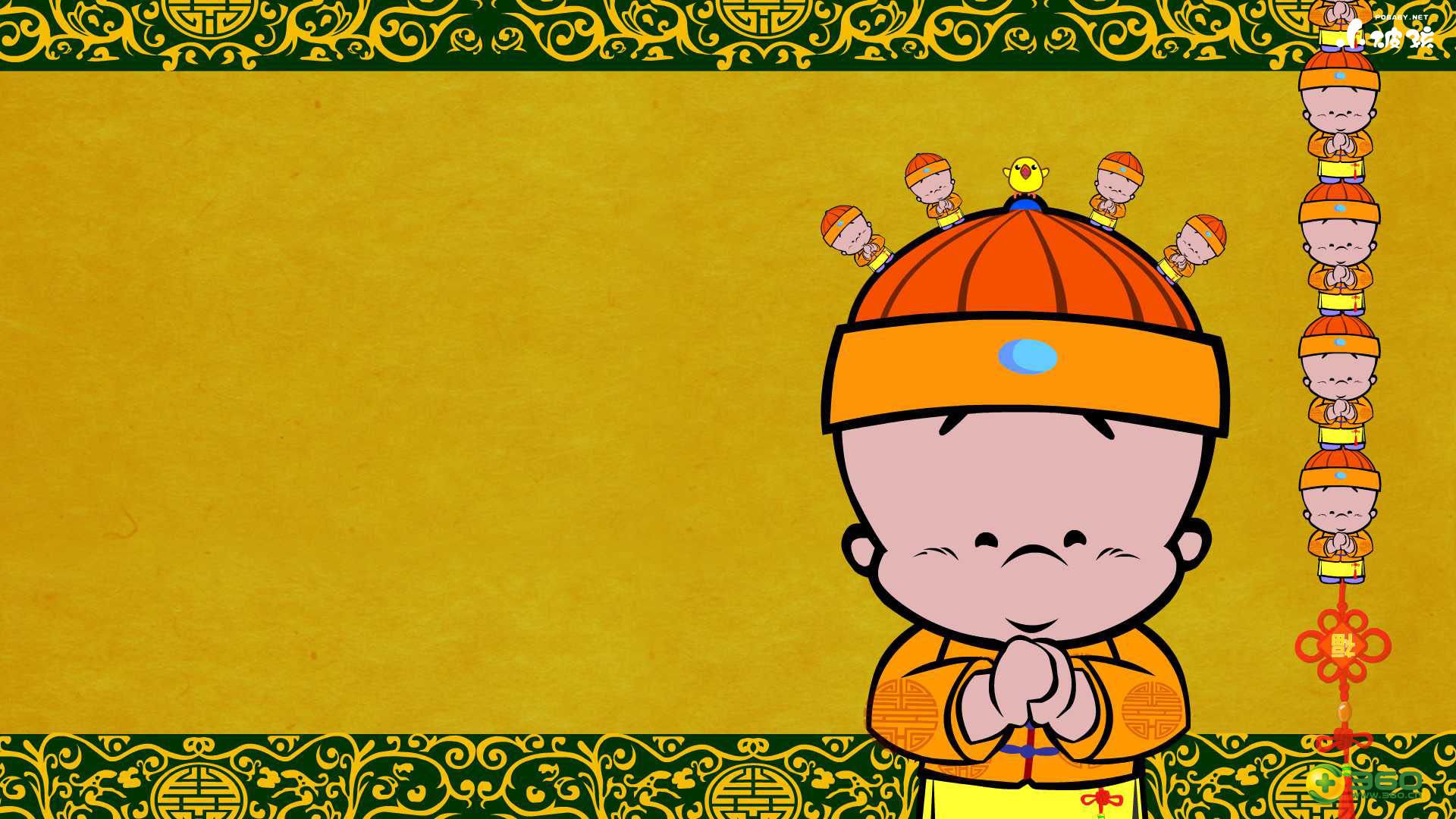 动漫,卡通,插画,破小孩,新年,元宵,儿童桌面专用