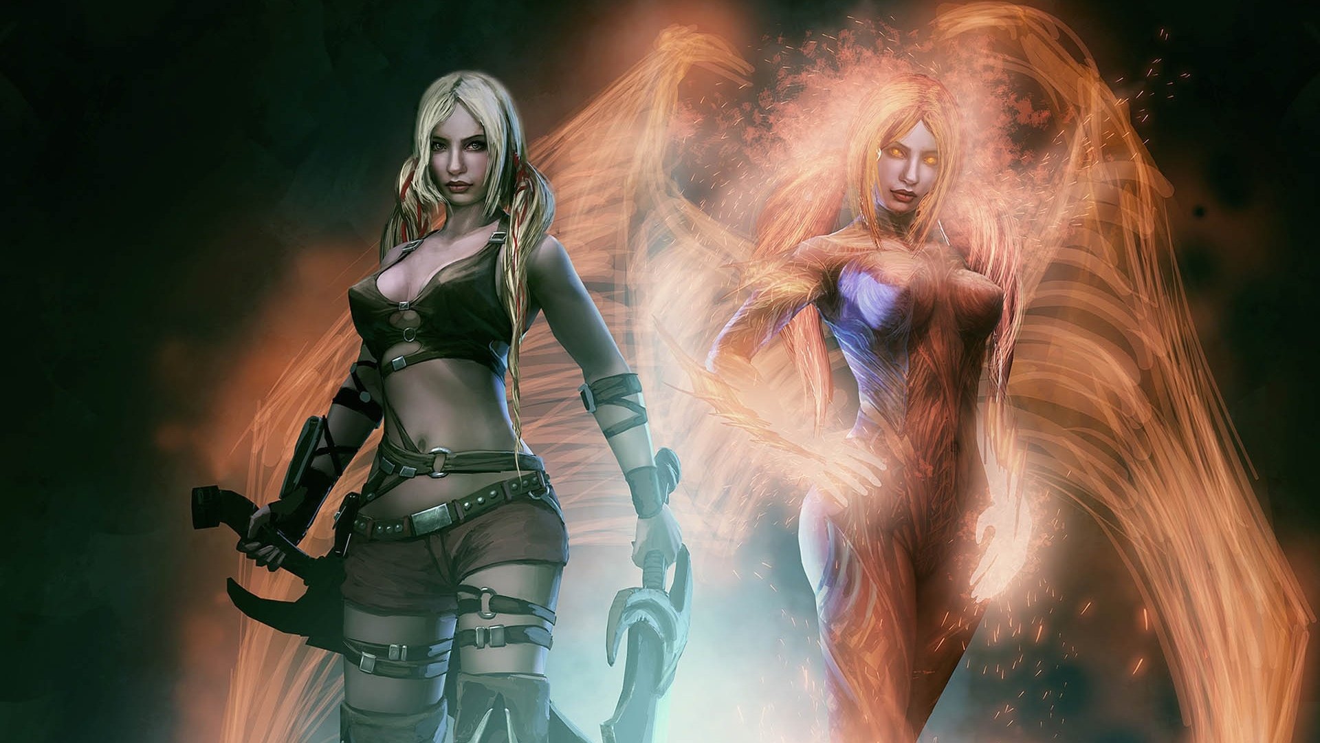 游戏,游戏美女,插画,时光之刃