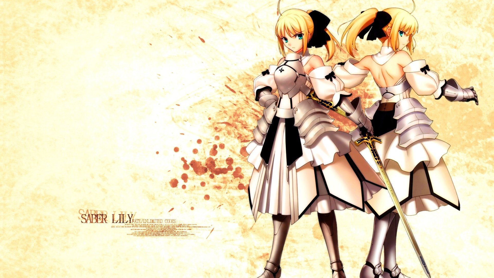 动漫,动漫少女,可爱,白骑士公主,儿童桌面专用